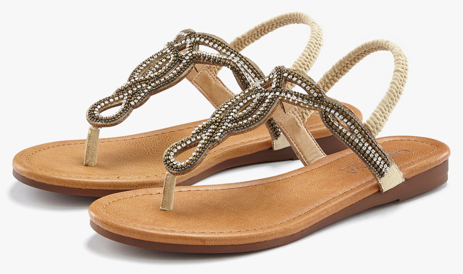 LASCANA Zehentrenner - beige