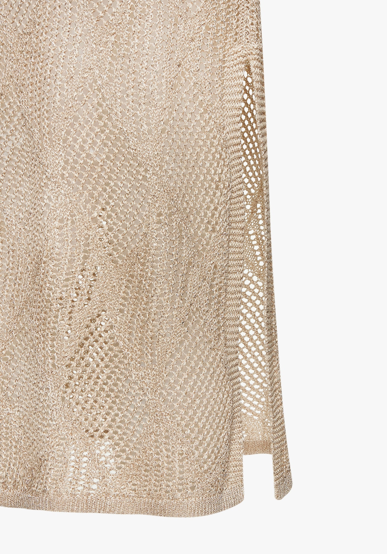 LASCANA Robe en tricot - beige-couleur or