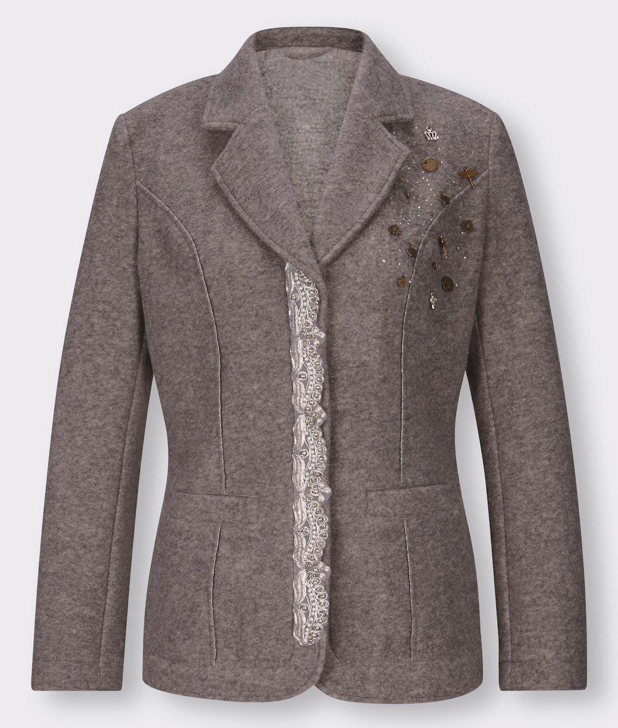 heine Blazer - gris chiné