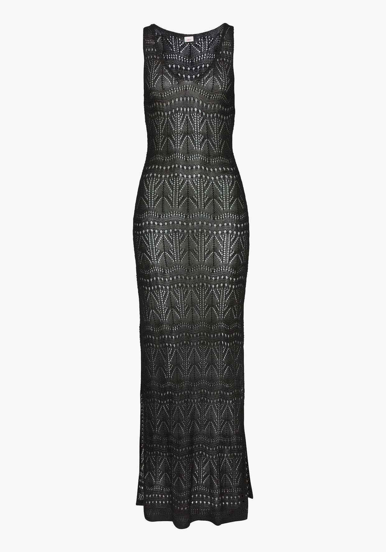 s.Oliver Robe en tricot - noir