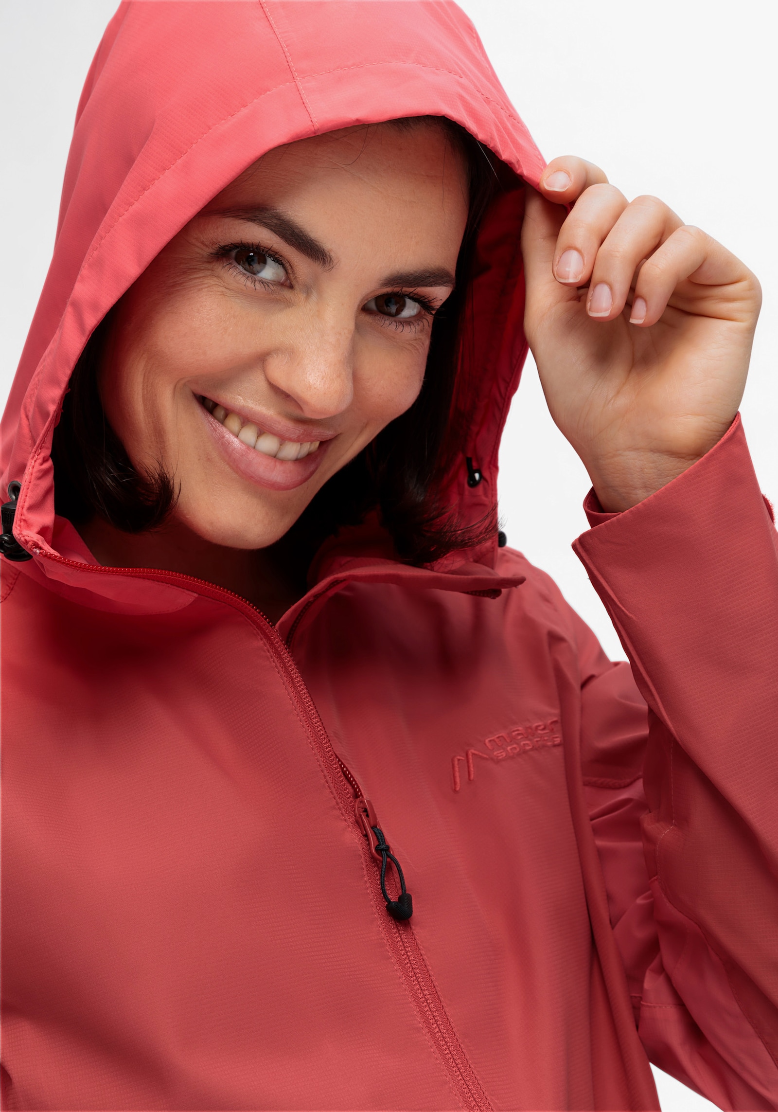 Maier Sports Regenjacke - red orcher/r