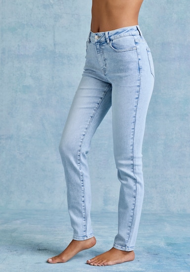 French Connection Skinny-fit-Jeans - light blue washed