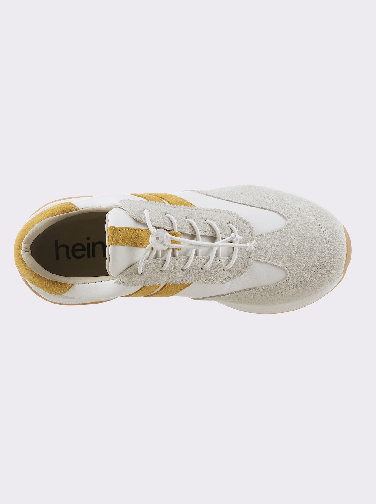 heine Sneaker - wit/geel