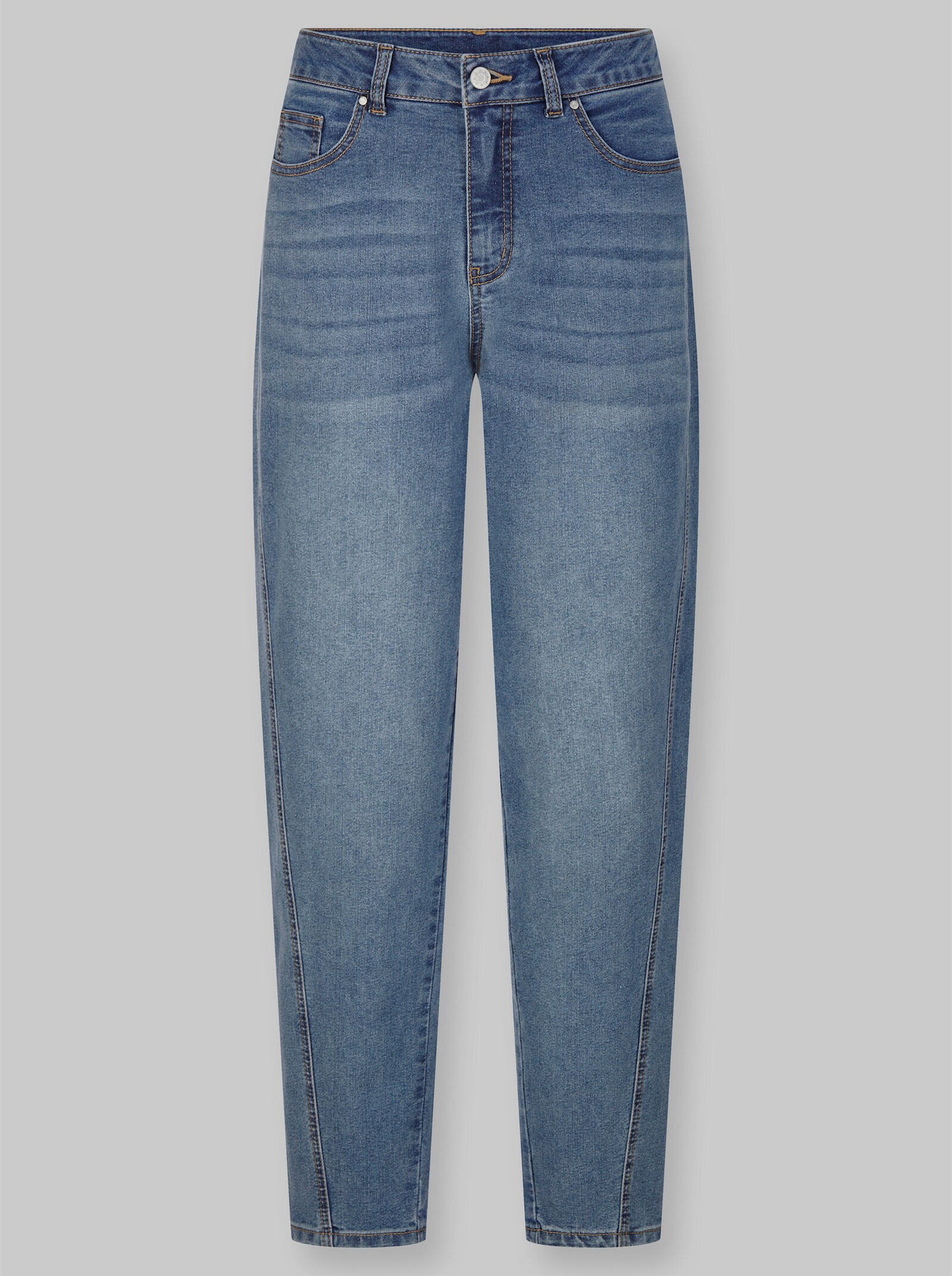 heine Jeans mit Barrel-Leg - blue-bleached