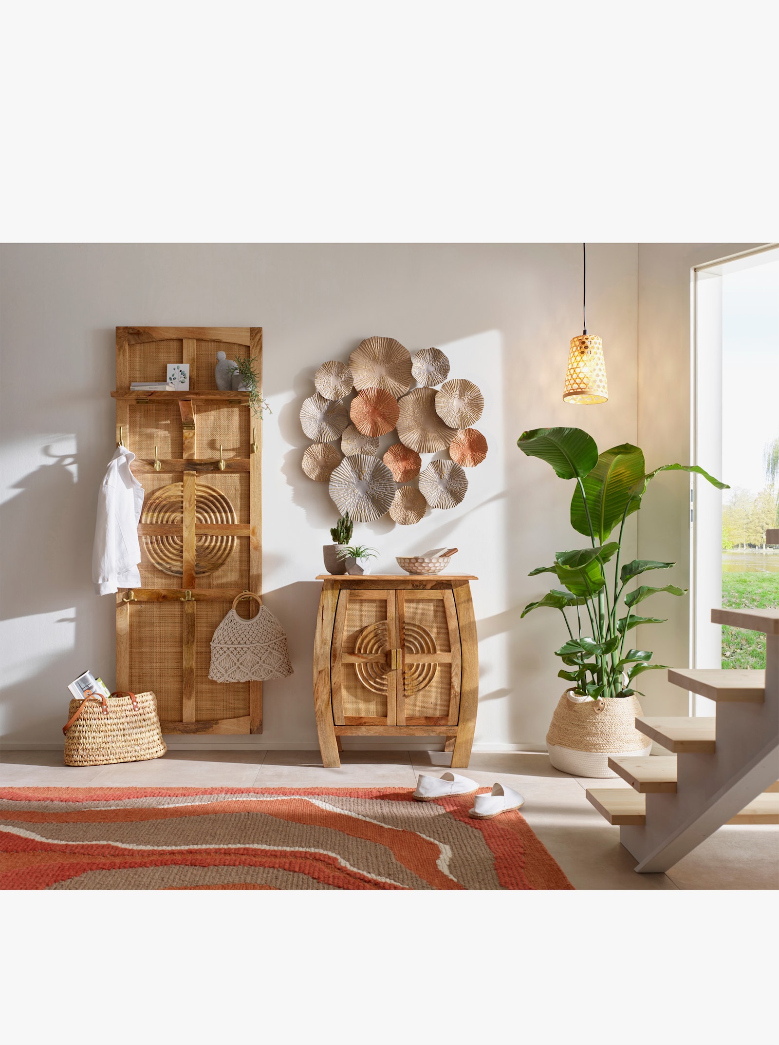 heine home Wanddecoratie - naturel/bont