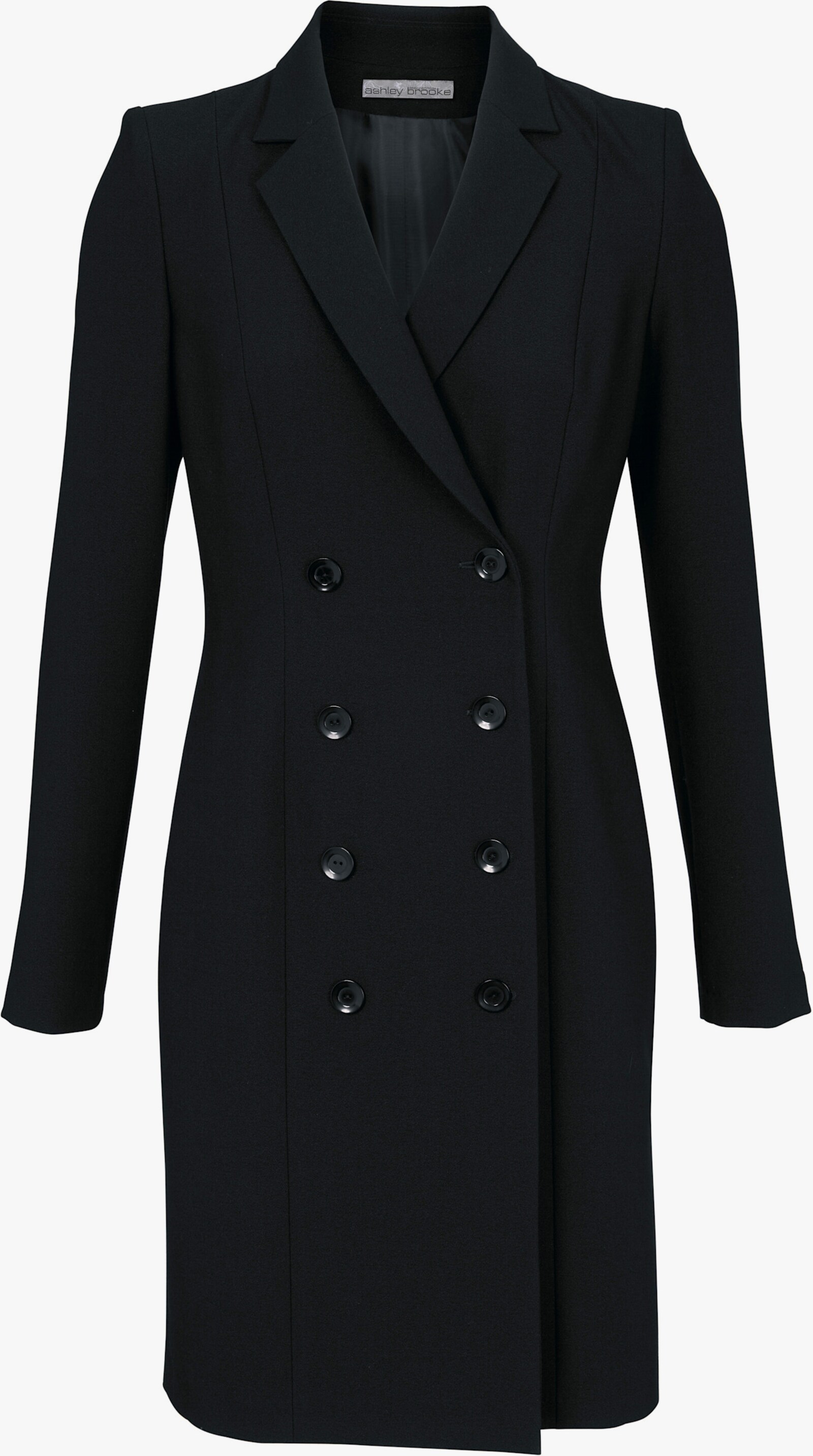 heine Bleistiftkleid im Blazer-Stil - schwarz