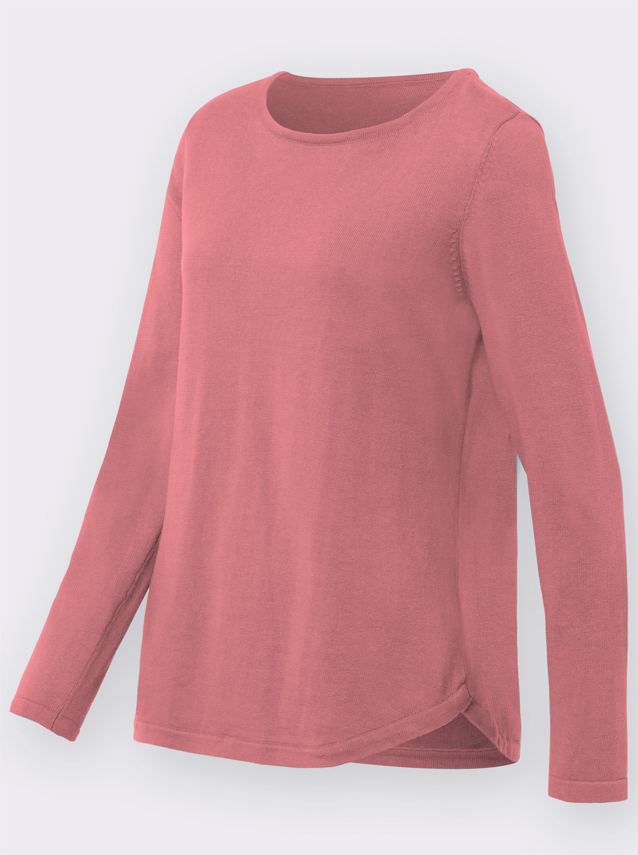 Pull en coton - rouge corail