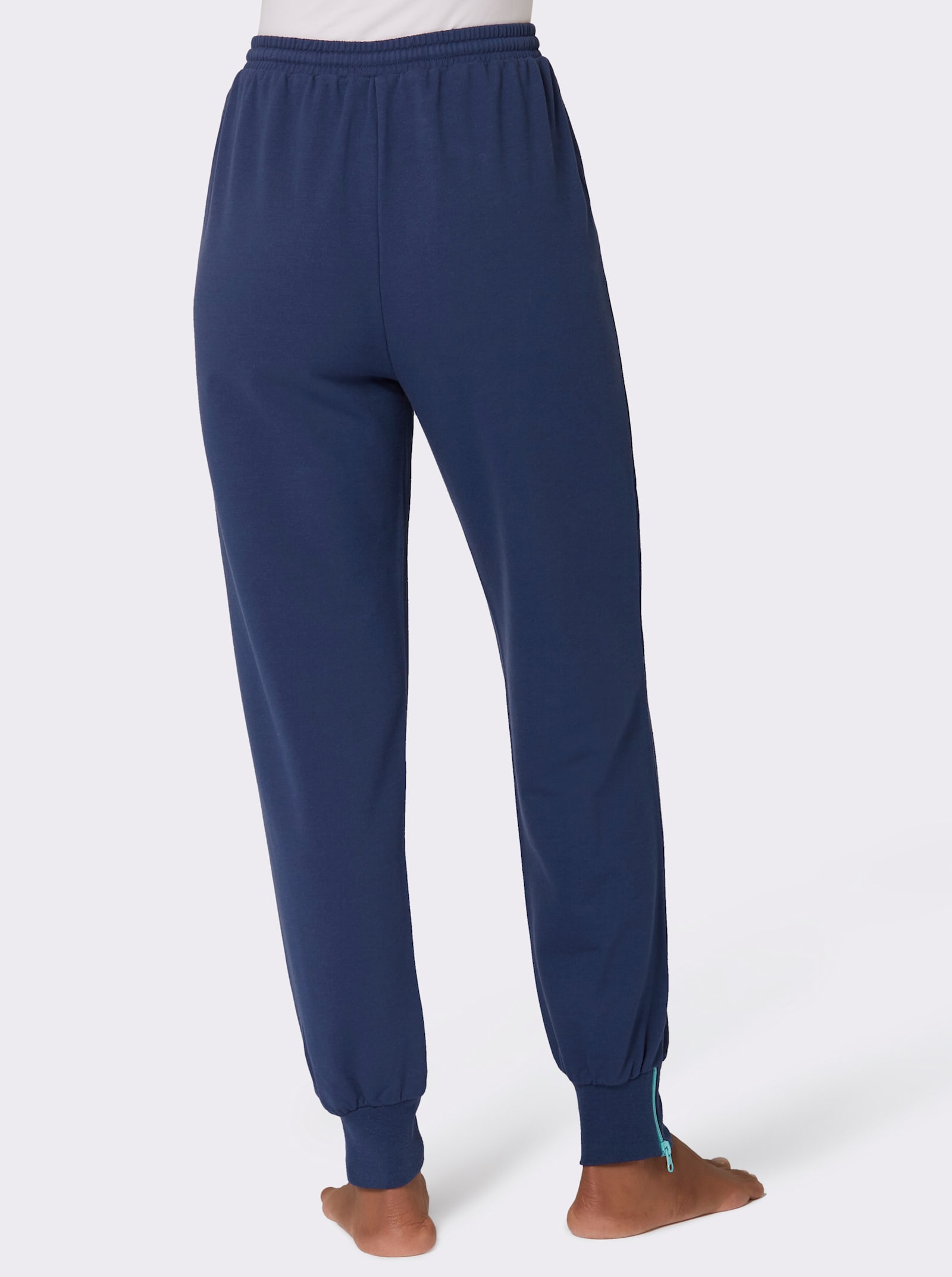 feel good Hose - jeansblau-mint