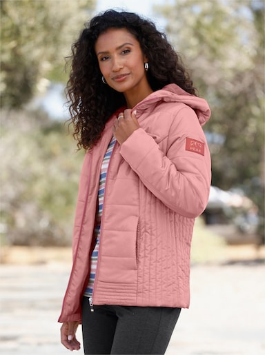 heine Steppjacke mit Kapuze - rosenholz