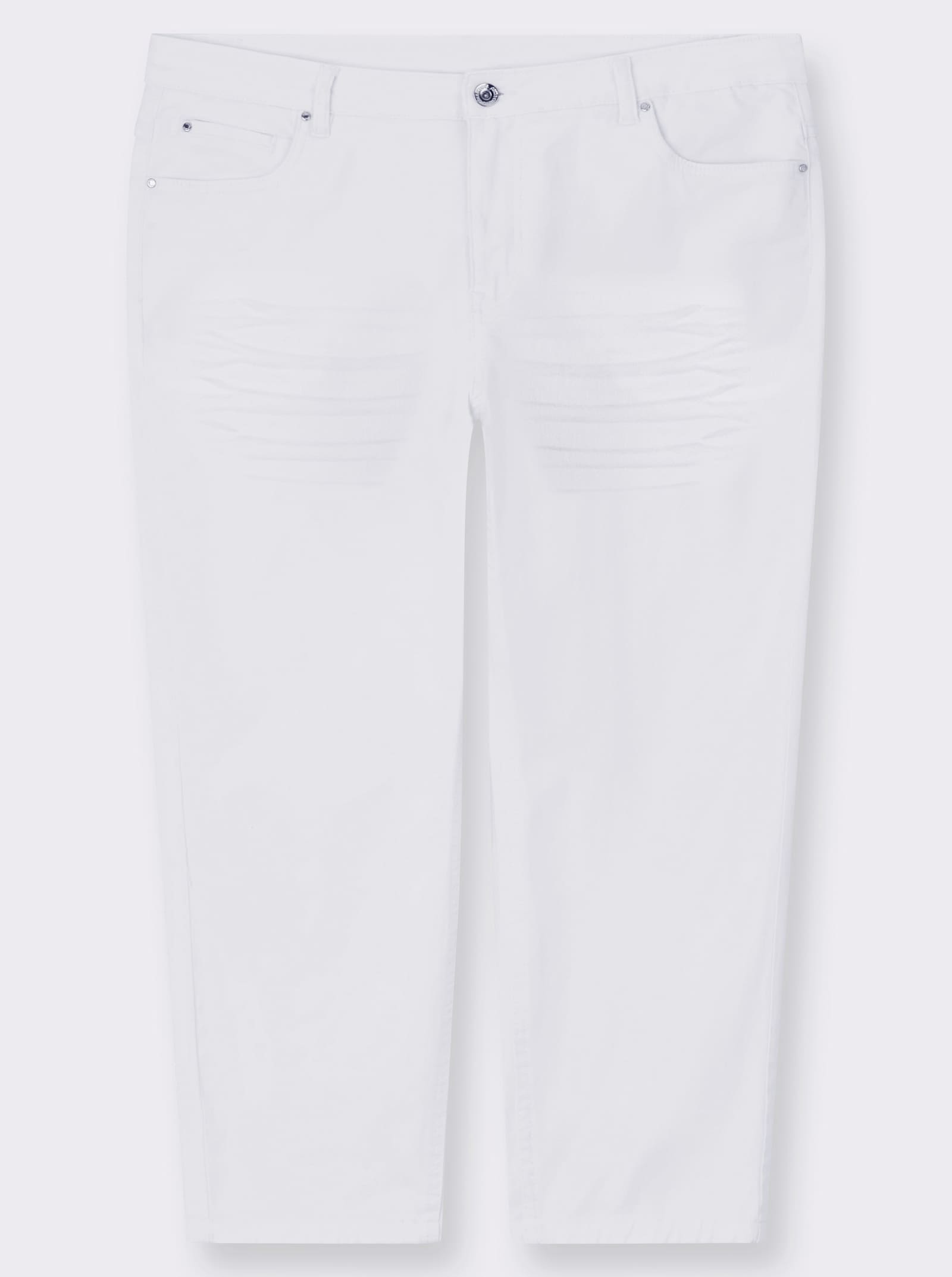 7/8-Jeans mit Stretch-Anteil - wollweiß