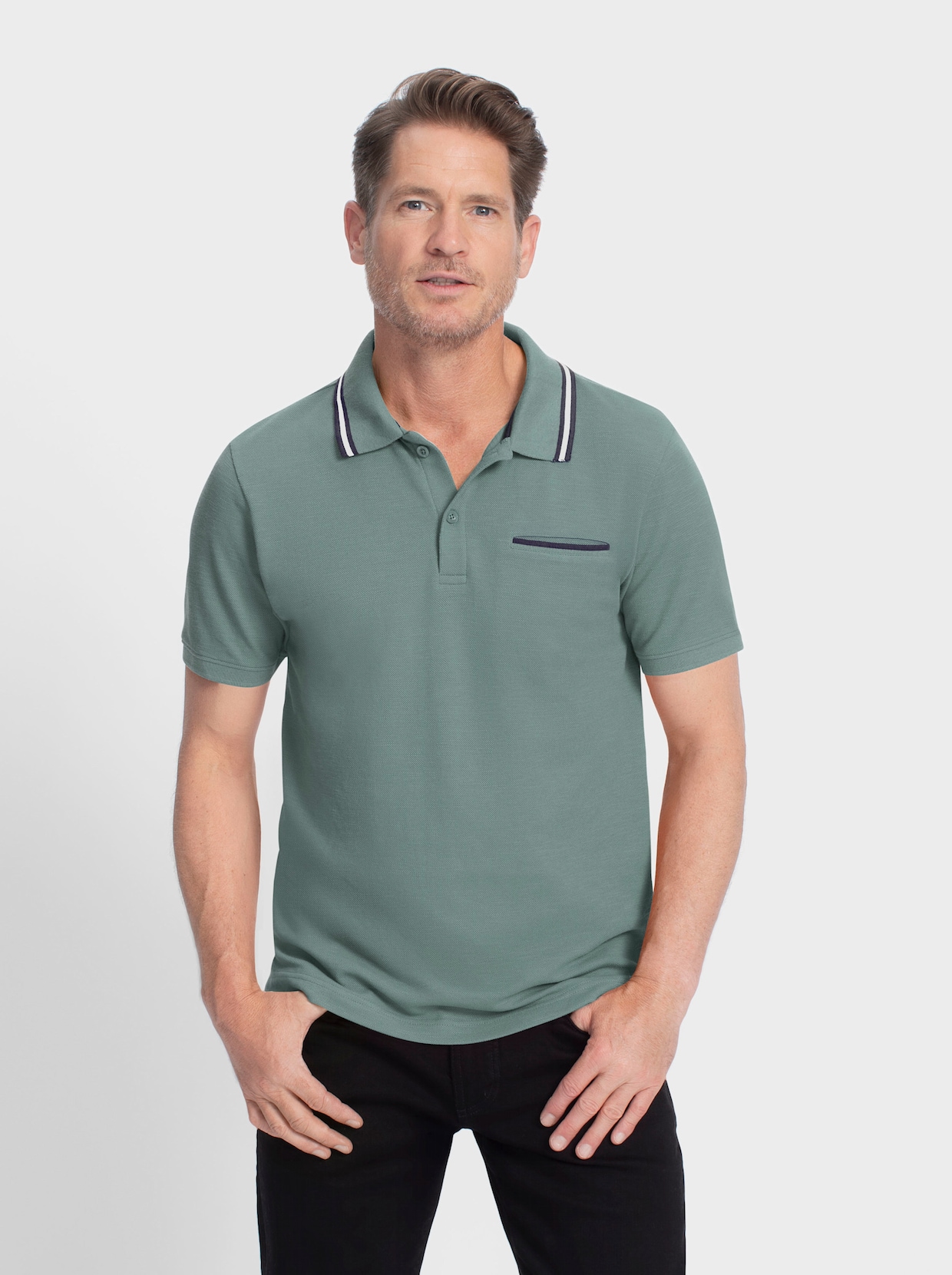 Catamaran Kurzarmshirt - jade