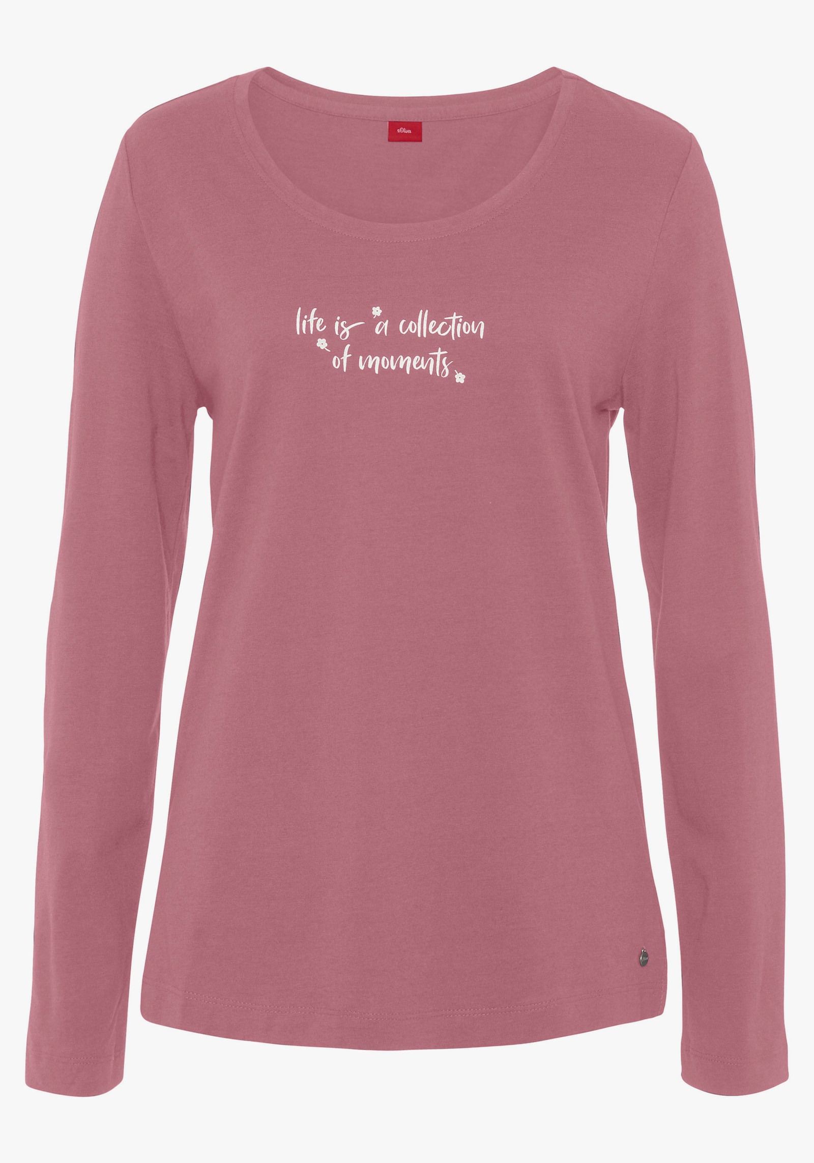 s.Oliver Haut de pyjama - vieux rose