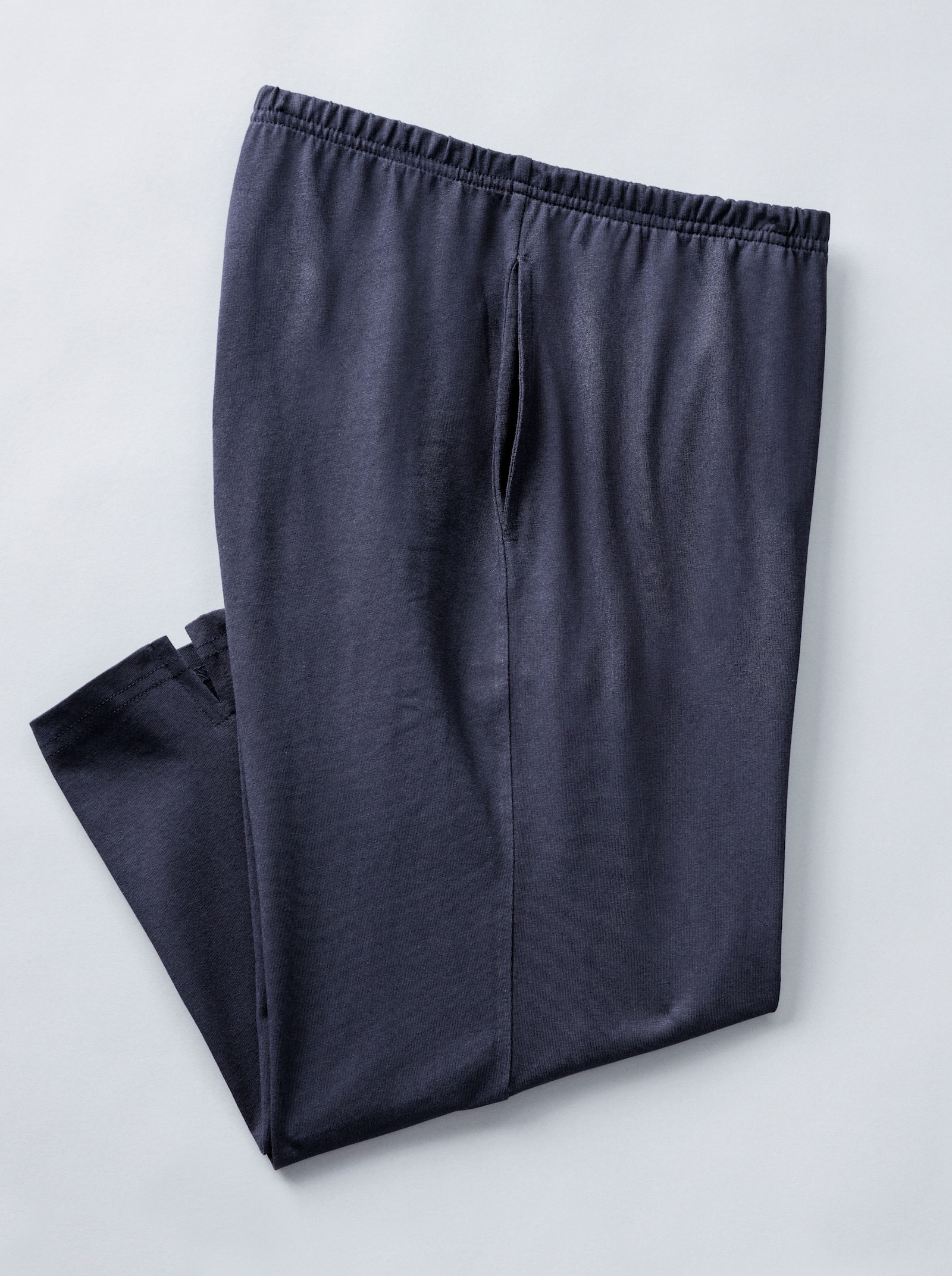 Mjukisbyxa i caprilängd - bär + marin