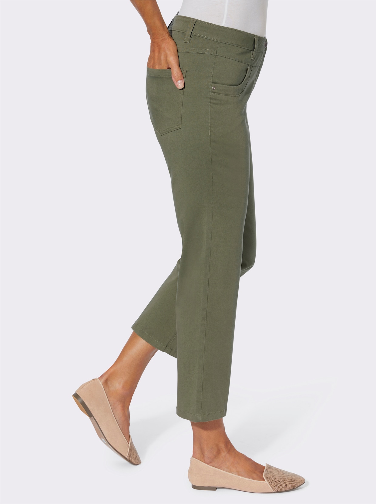 7/8-Jeans - khaki