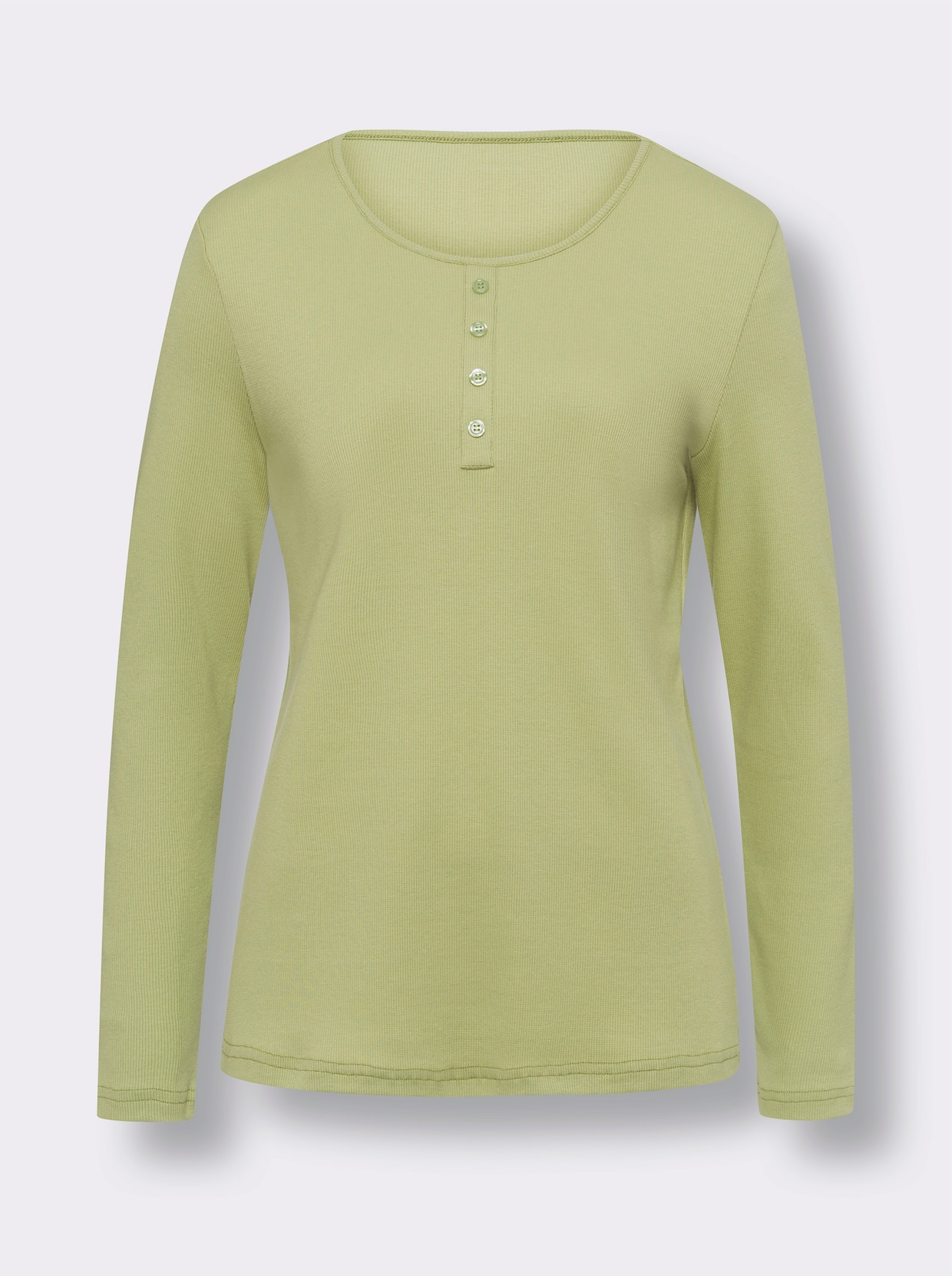 Shirt met lange mouwen - lindegroen