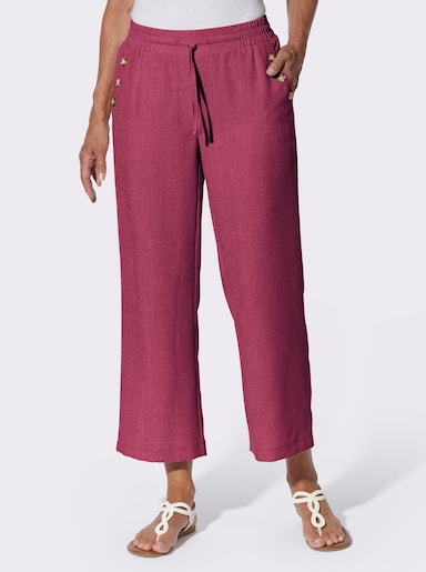 Culotte mit Knöpfen in Holz-Optik - malve