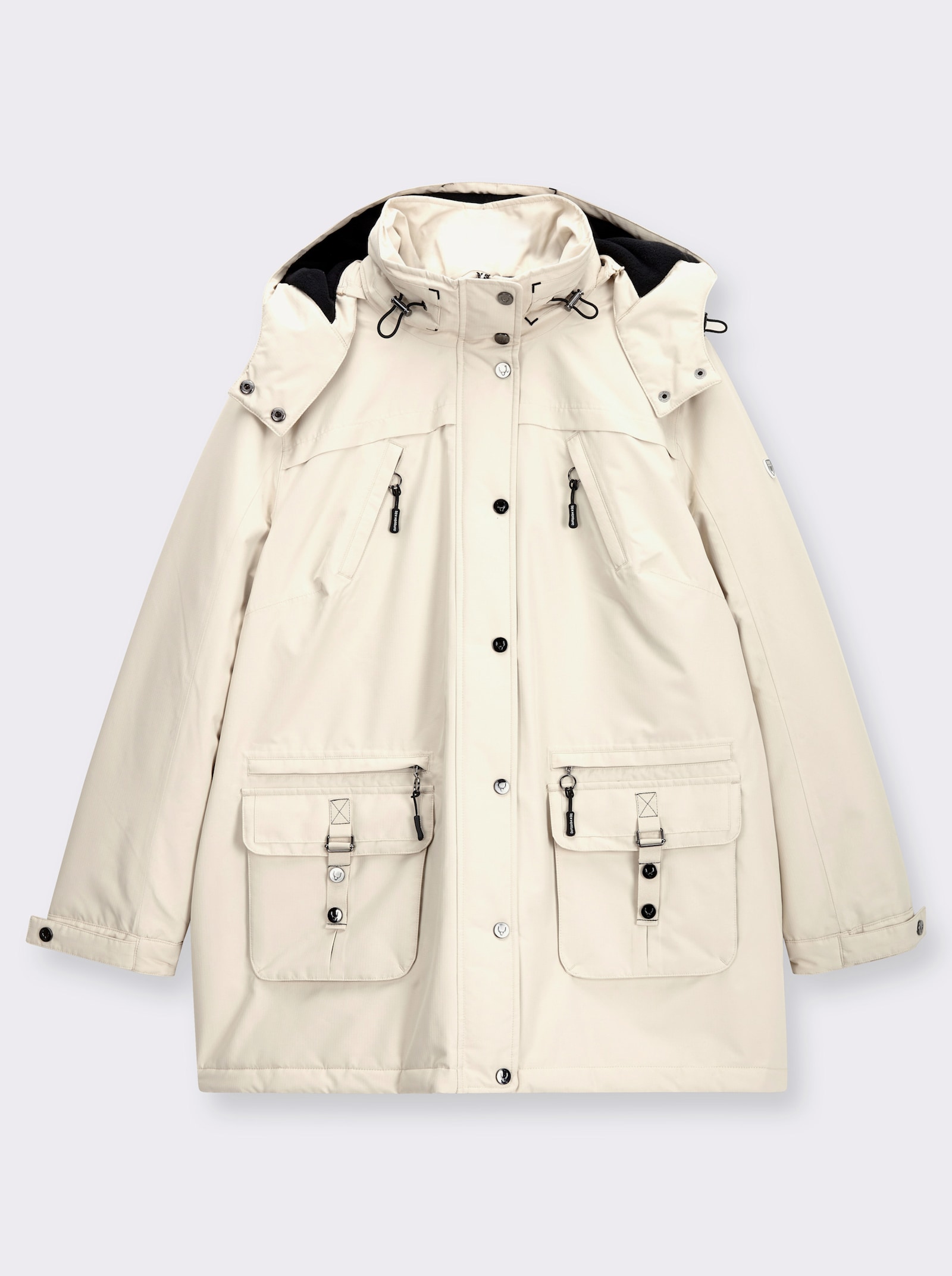 Funktionsjacke mit Texventure-Ausrüstung - sand