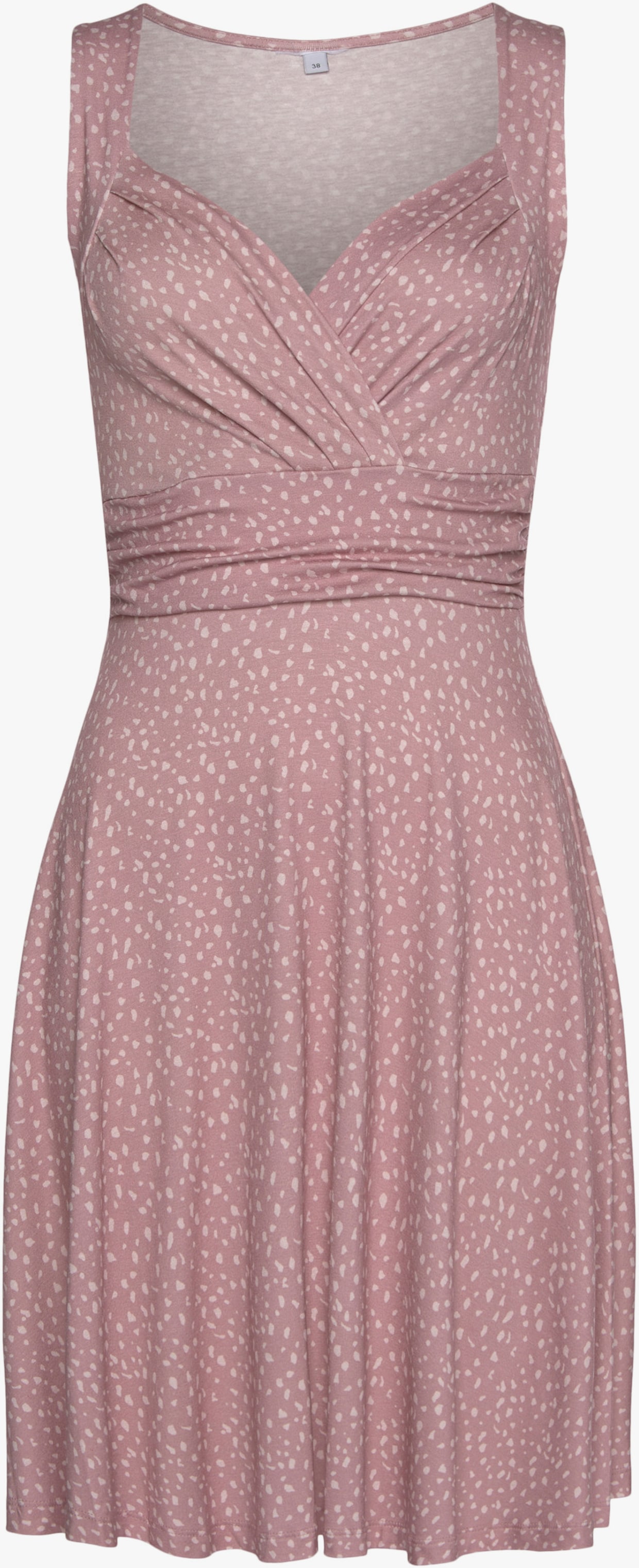 Vivance Robe en jersey - rose-mauve imprimé