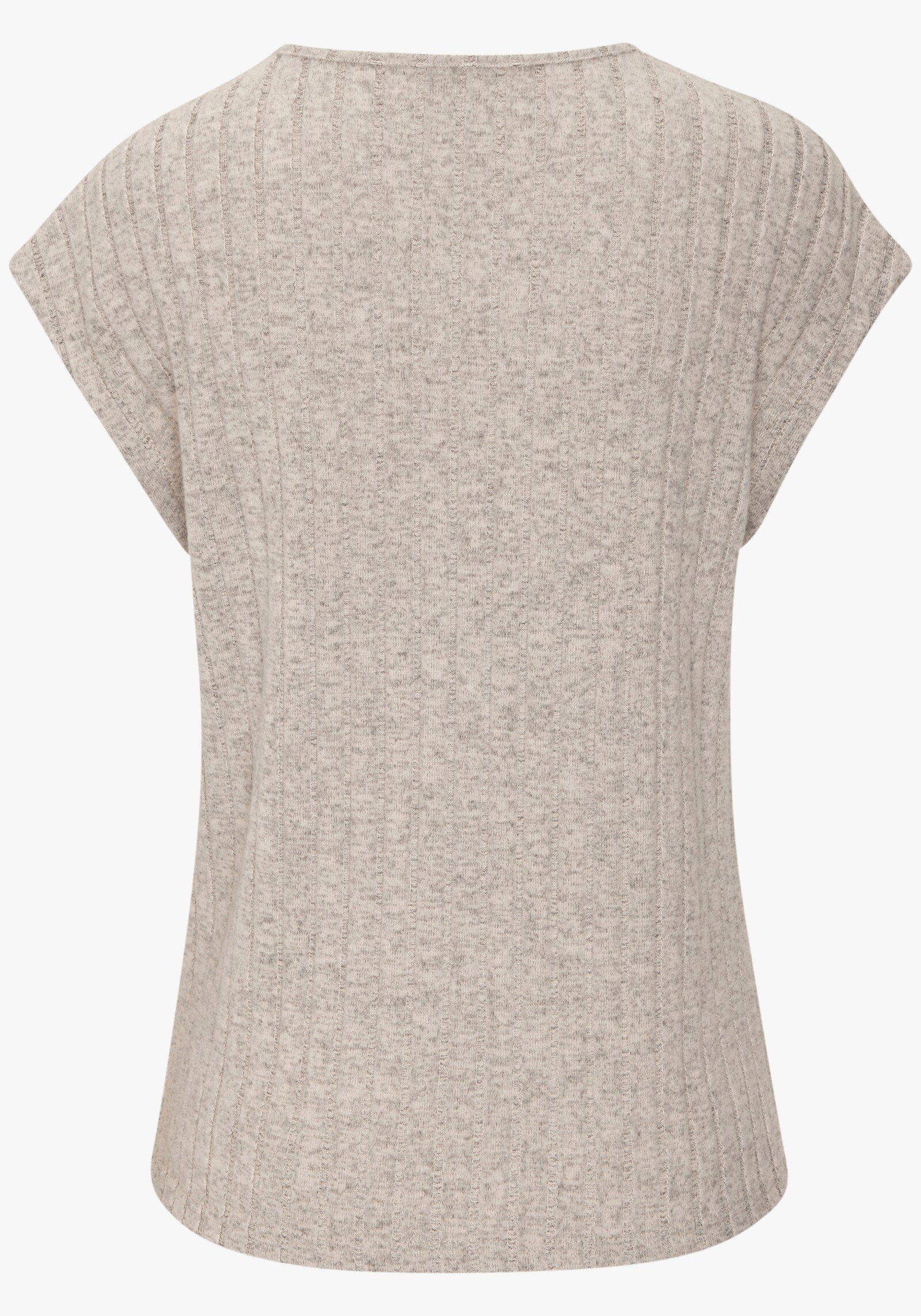 Vivance Kurzarmshirt - grau meliert