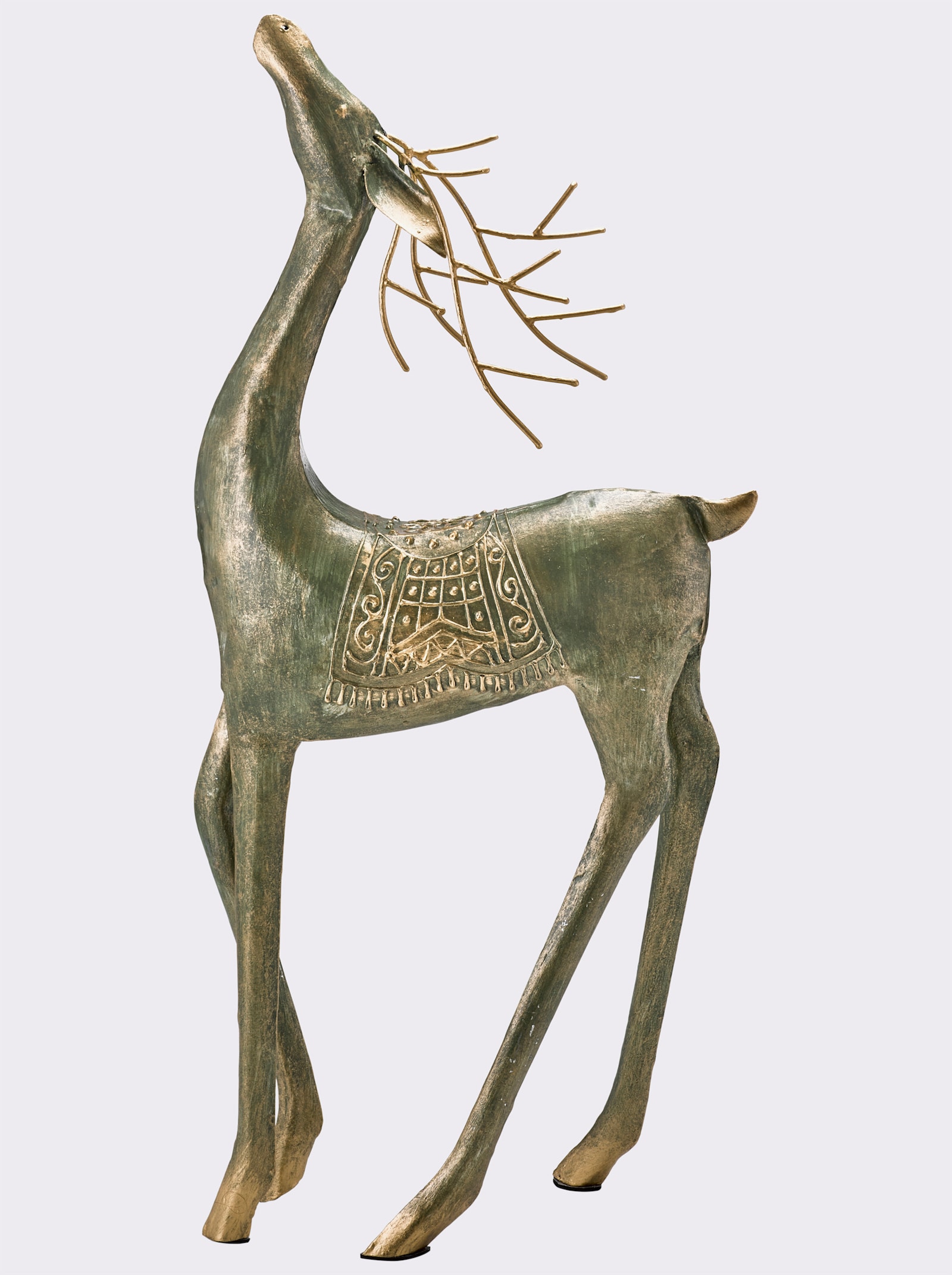 heine home Deko-Figur - grün-goldfarben