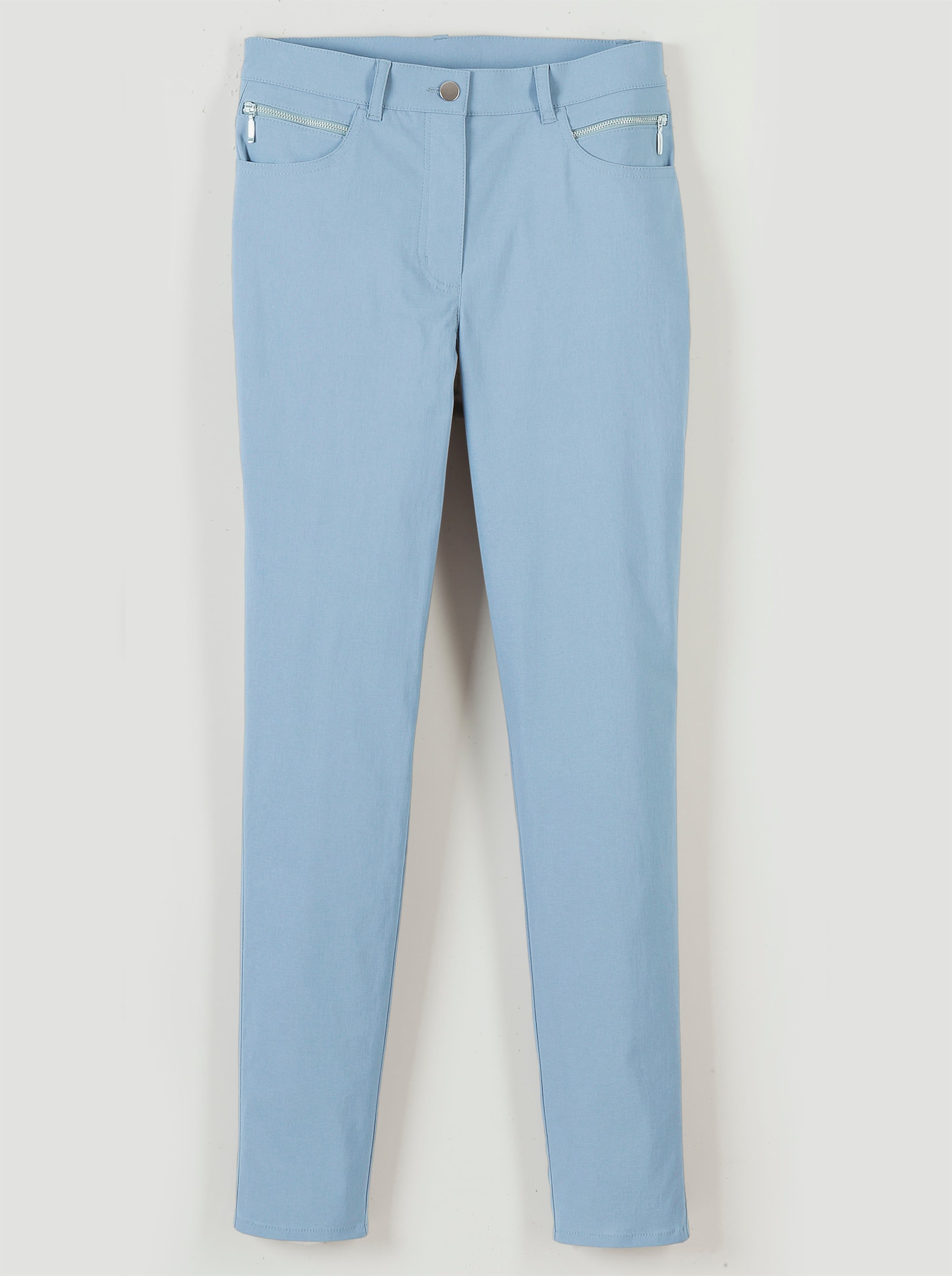 Stehmann Comfort line Stretch-Hose mit Zier-Taschen vorne - bleu