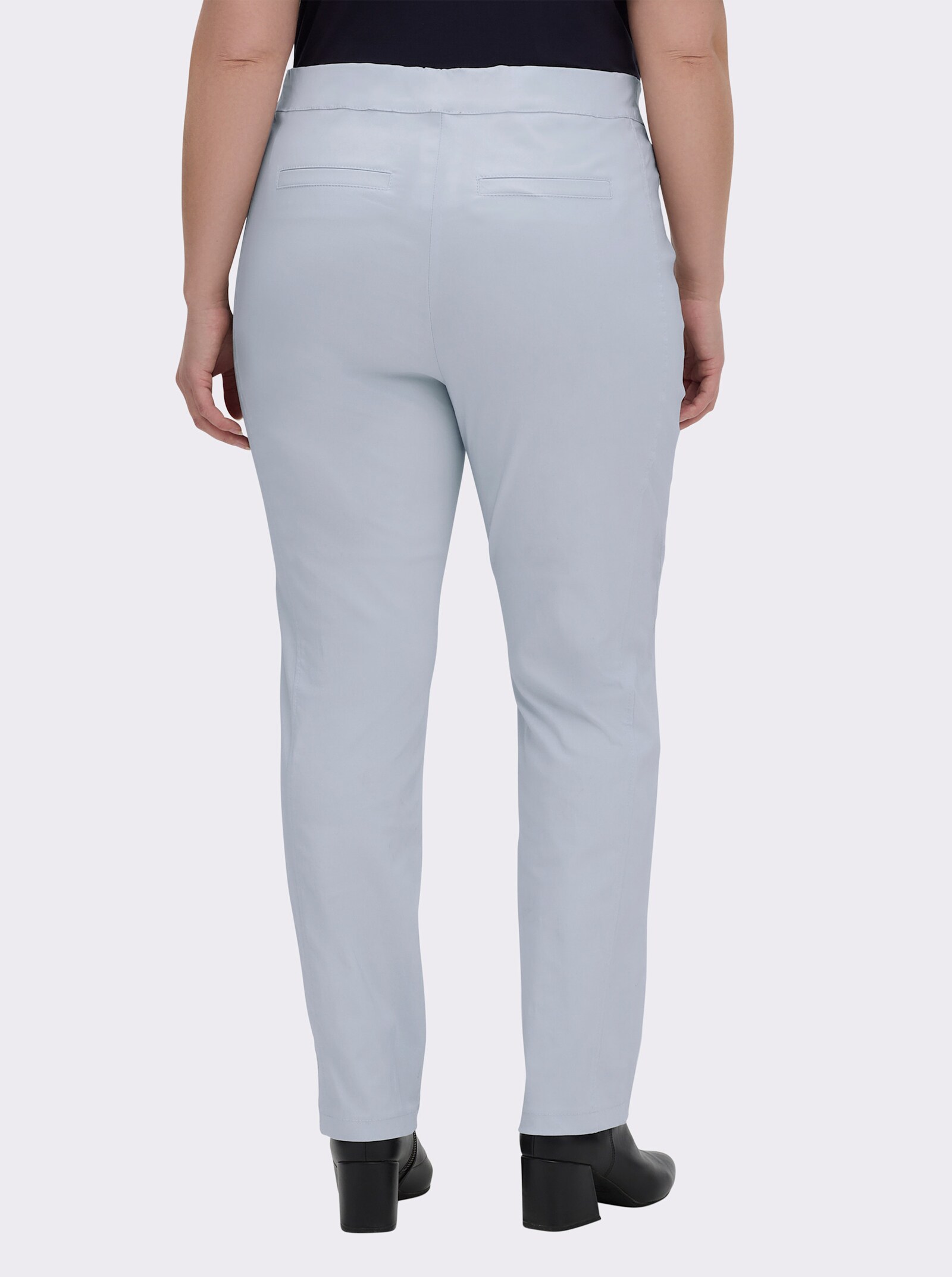 Stehmann Comfort line Hose mit Dehnbund, Viskose-Qualität - hellblau