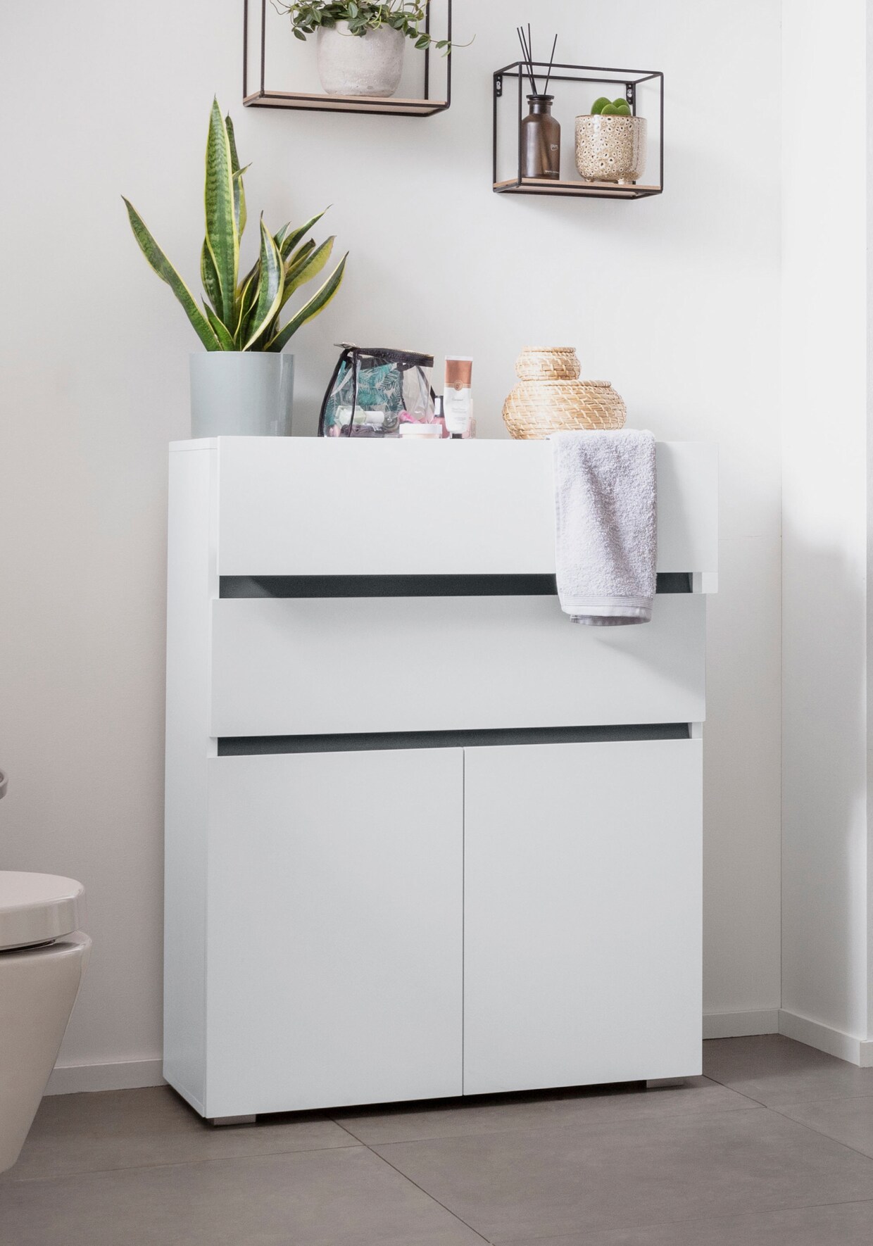 Home affaire Midischrank - weiß/weiß