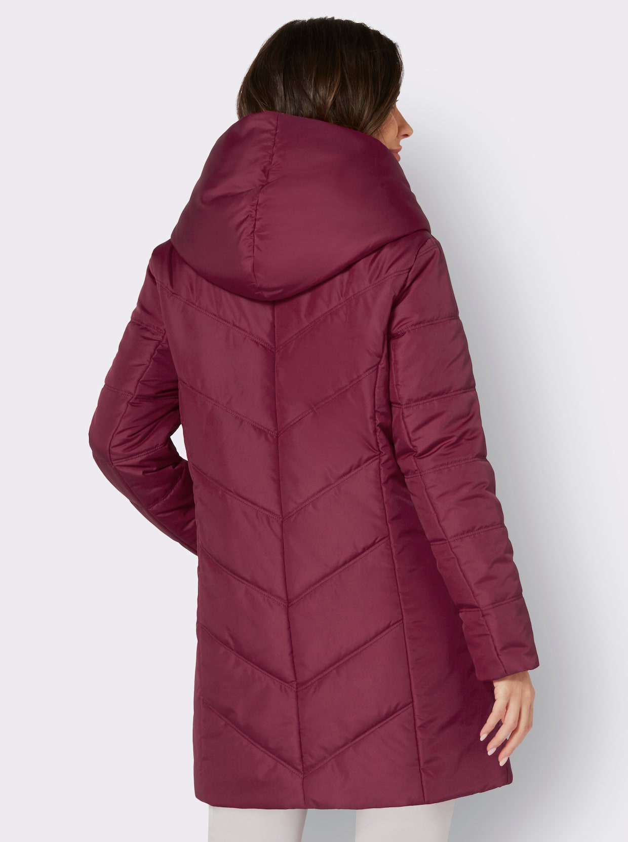 Longjacke - bordeaux