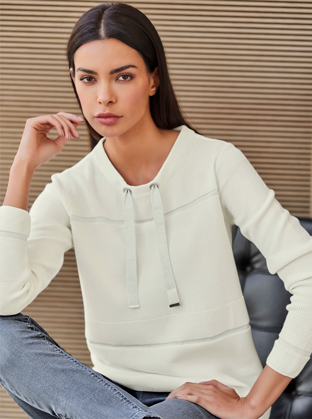 heine Pullover - ecru
