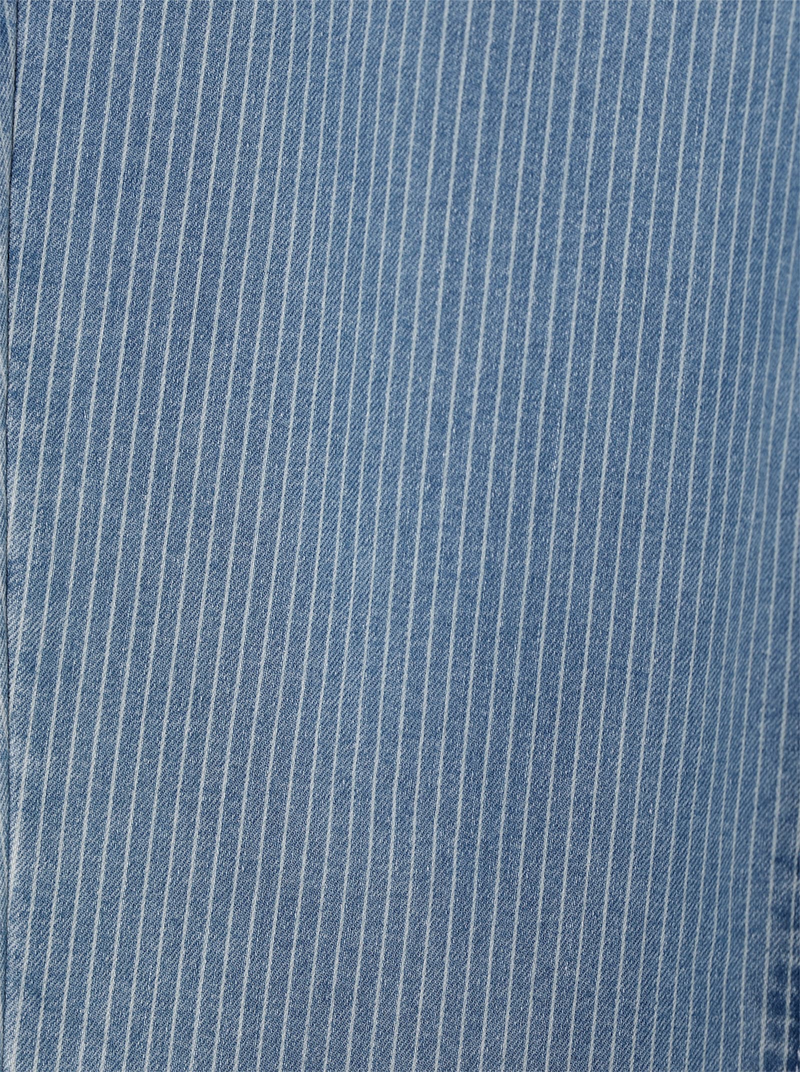 Jeans im Streifen-Dessin - blue-bleached-gestreift