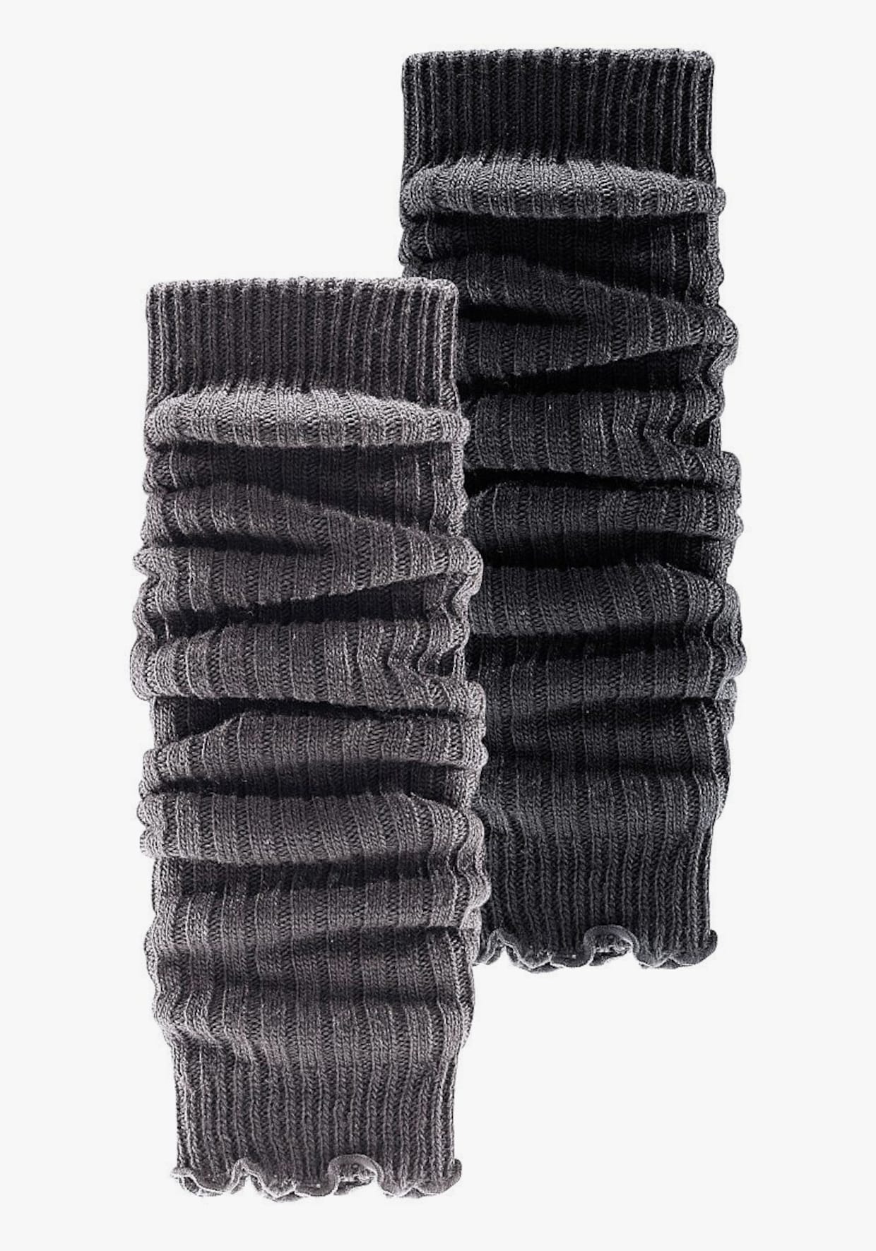Lavana Beinstulpen - schwarz, grau-meliert
