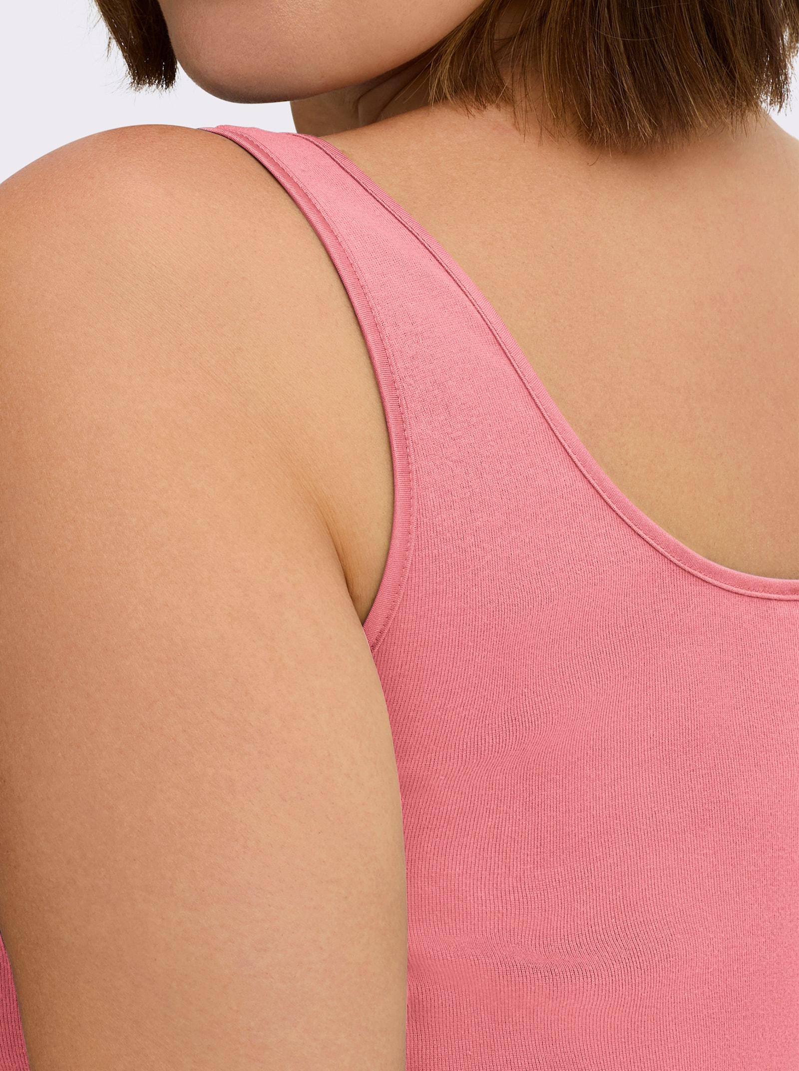 Nina von C. Achselhemd im Doppelpack - flamingo