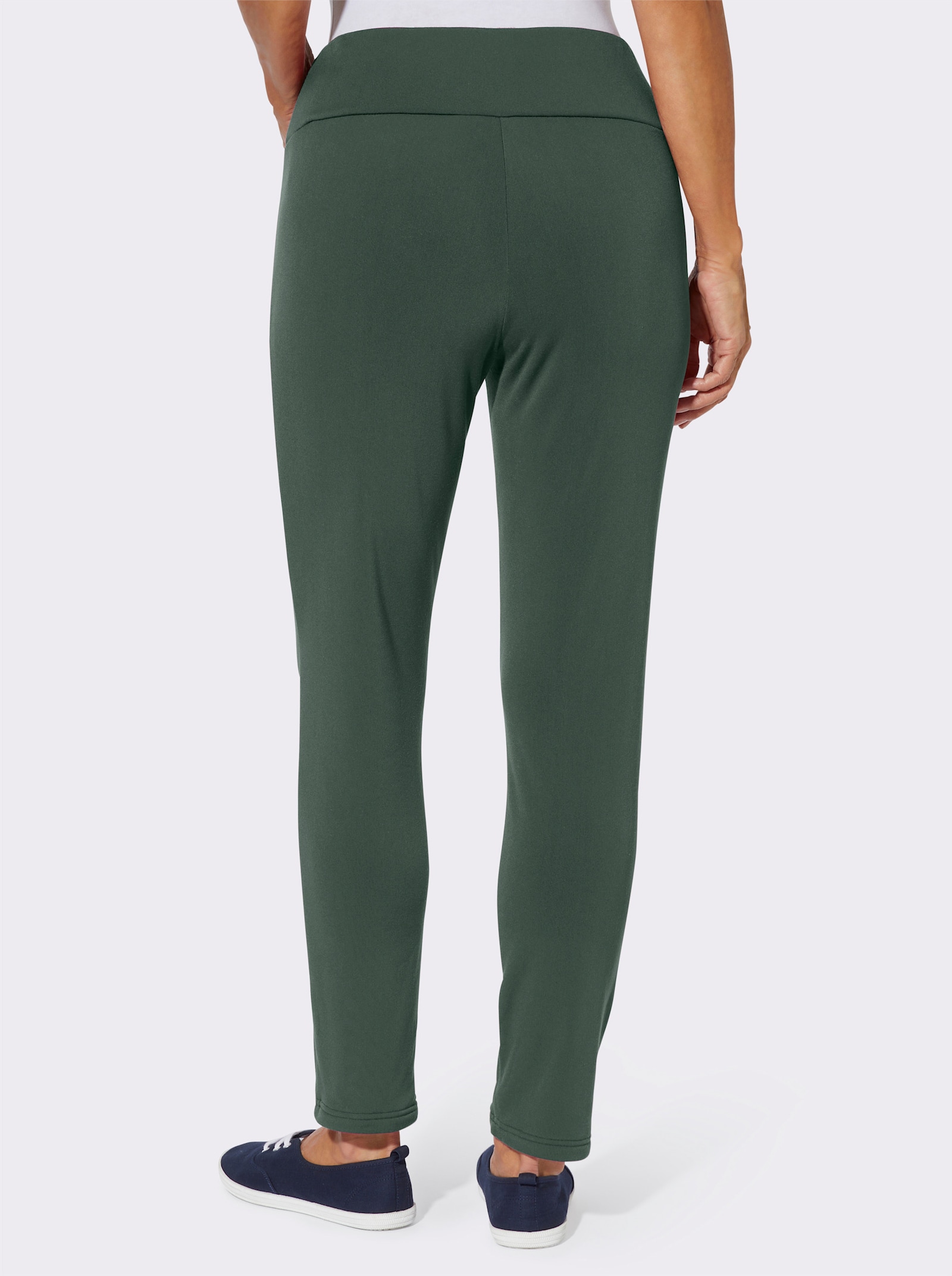 Thermoleggings mit Fleece-Futter - moos