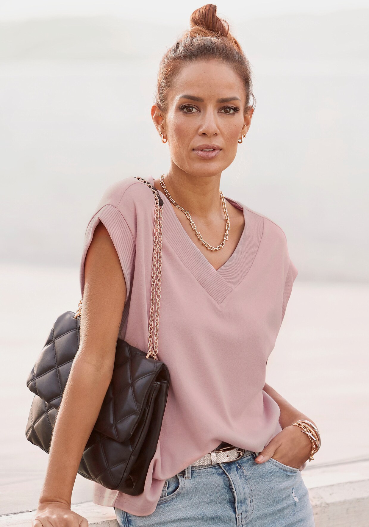 Bench. Sweatshirt - rose