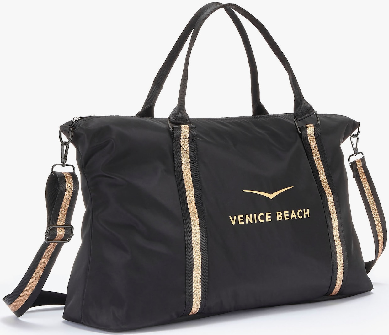 Venice Beach Sporttas - zwart / goudkleur