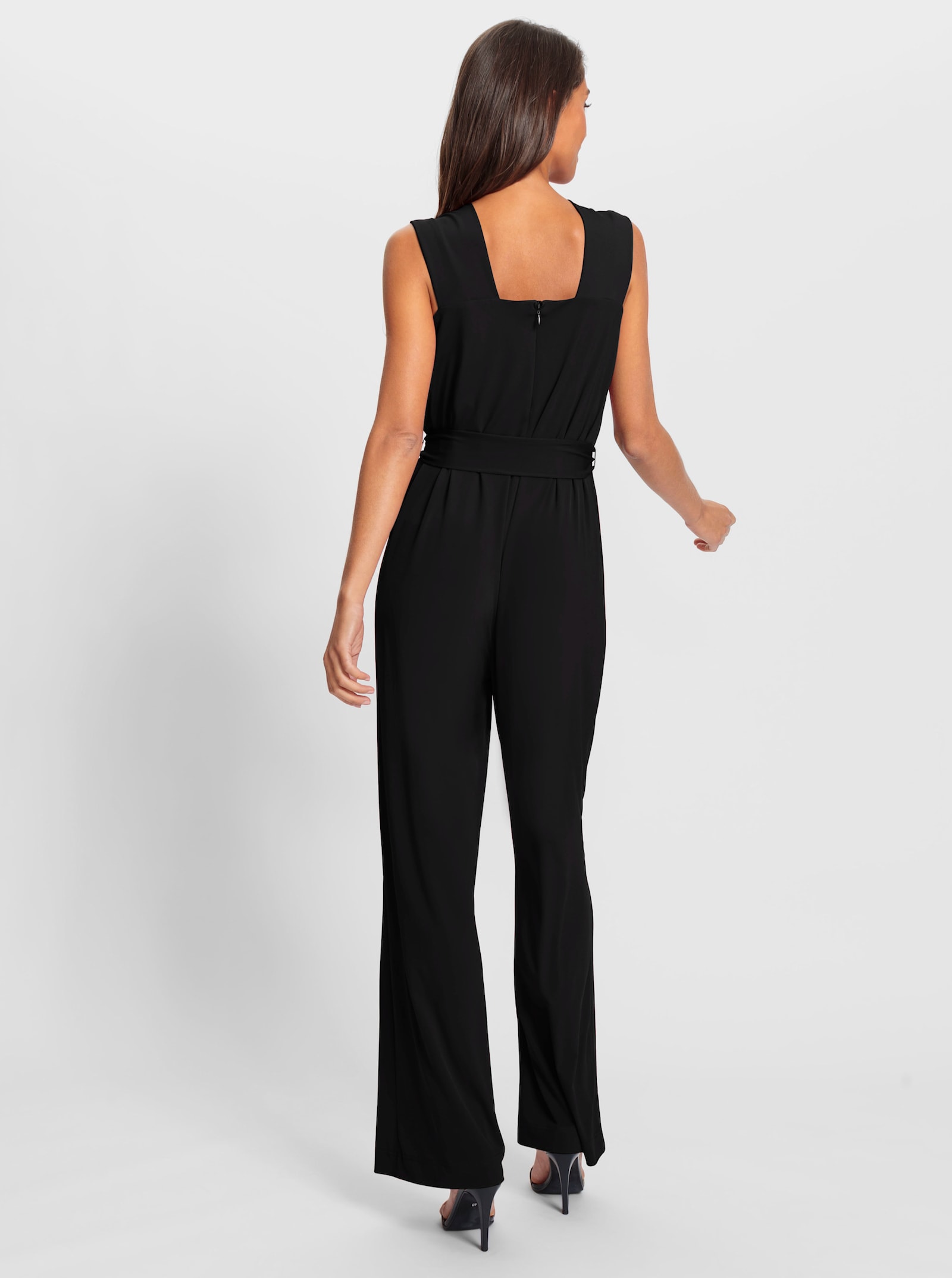 heine Jumpsuit mit rückwärtigem Reißverschluss - schwarz