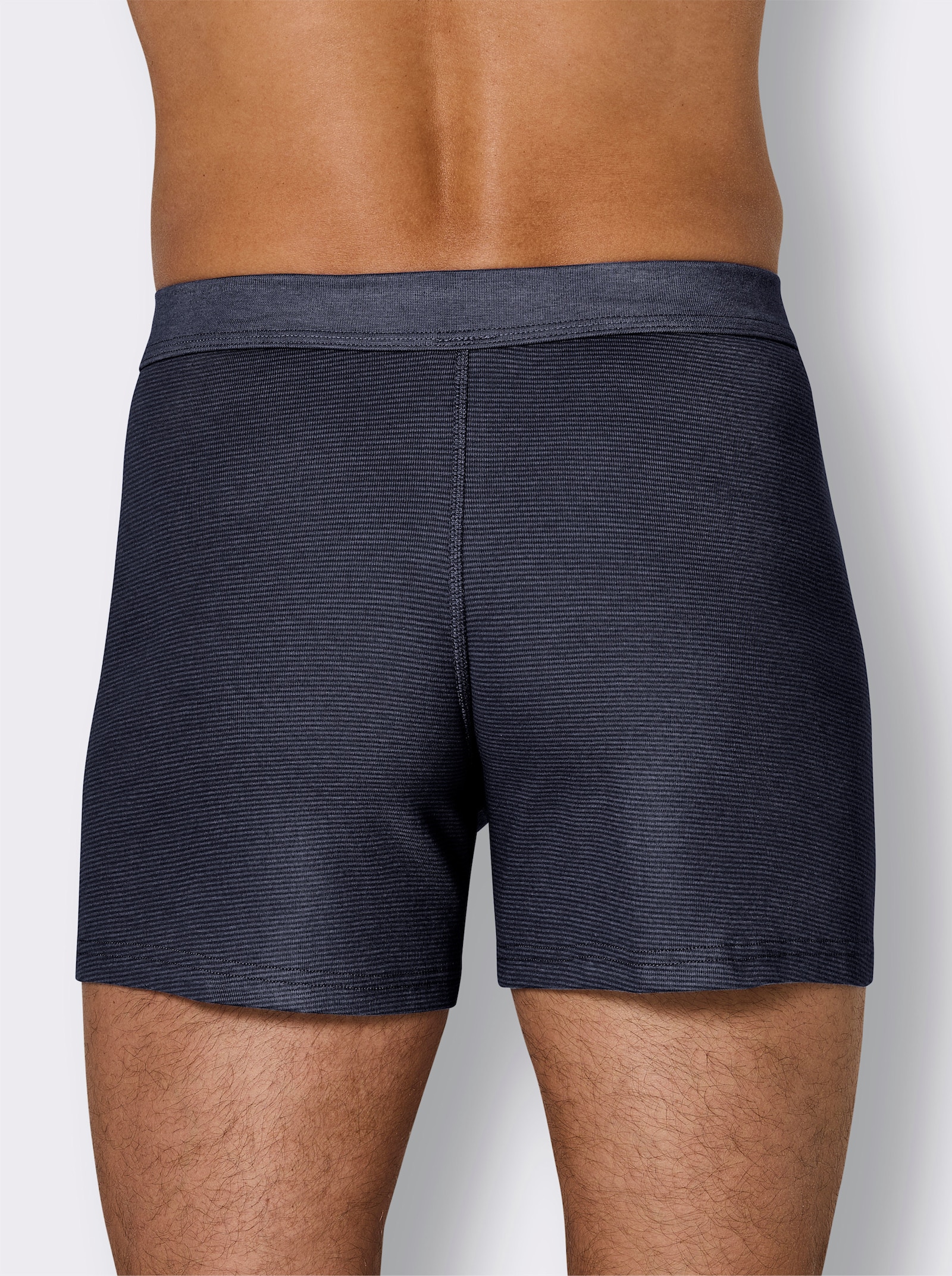 wäschepur men Boxershorts - marine-geringelt
