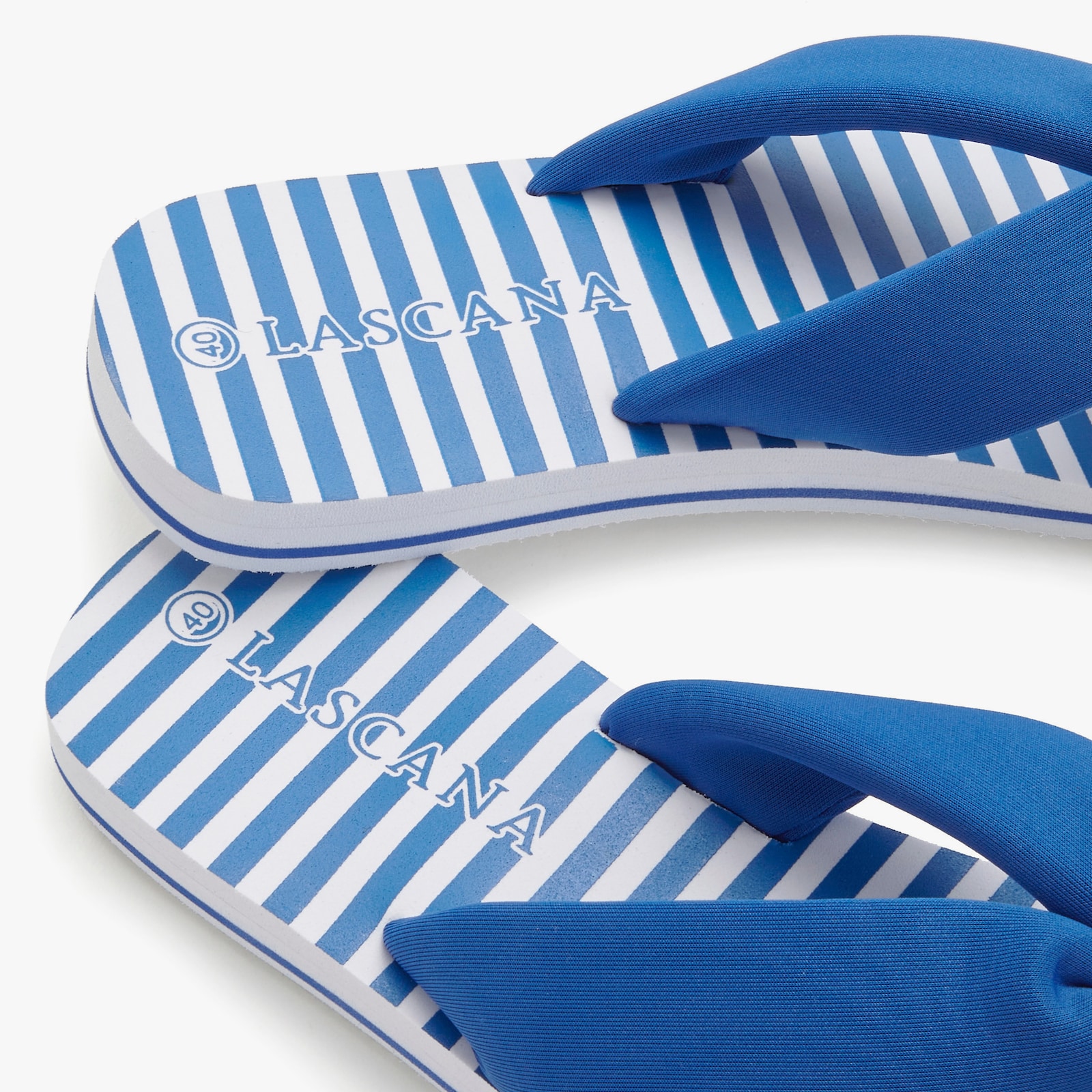 LASCANA Badezehentrenner - blau/weiß