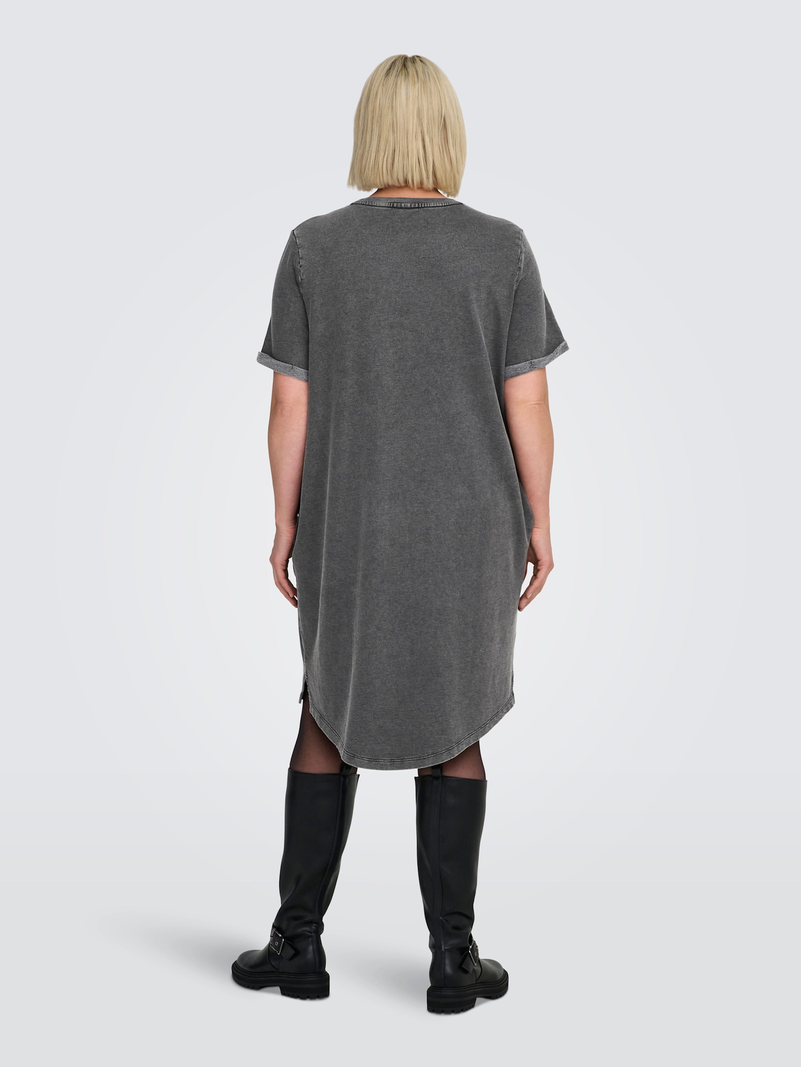 ONLY CARMAKOMA Jerseykleid - phantom detail:iconic