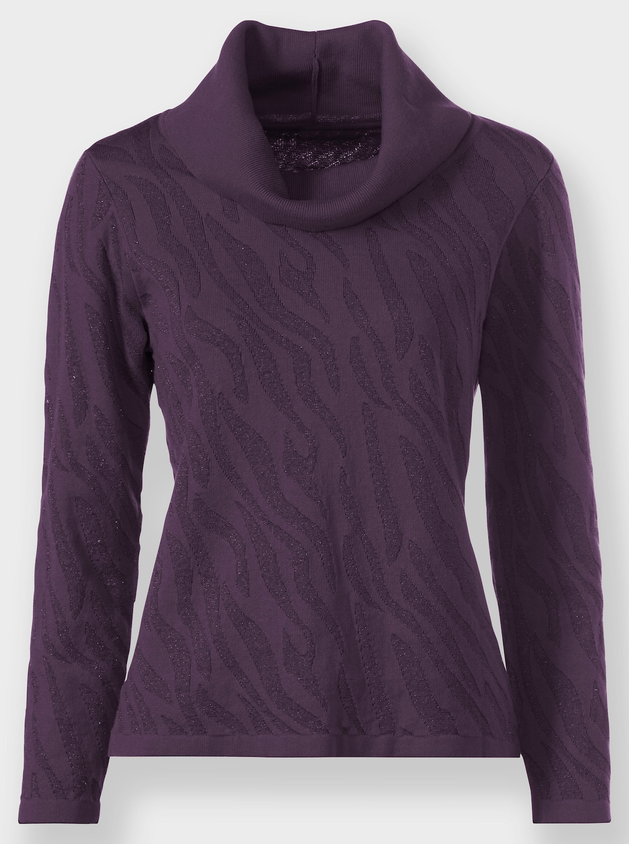 Jacquard-Pullover - traube