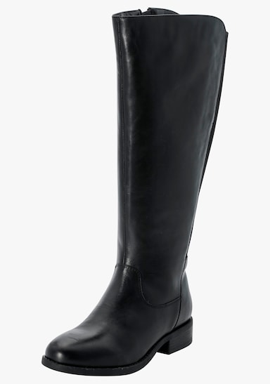 sheego Weitschaftstiefel - schwarz
