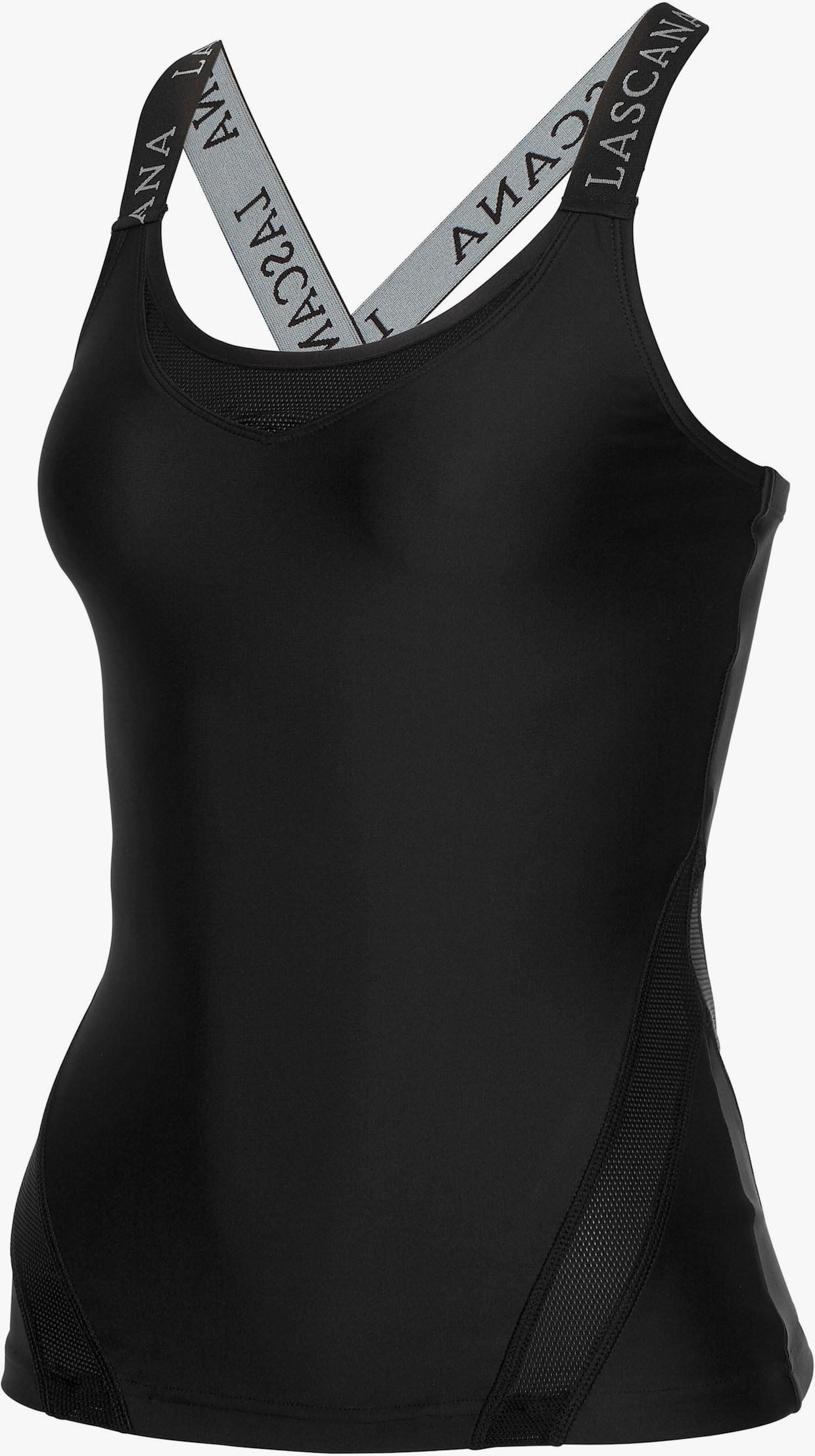 LASCANA ACTIVE Functioneel shirt - zwart