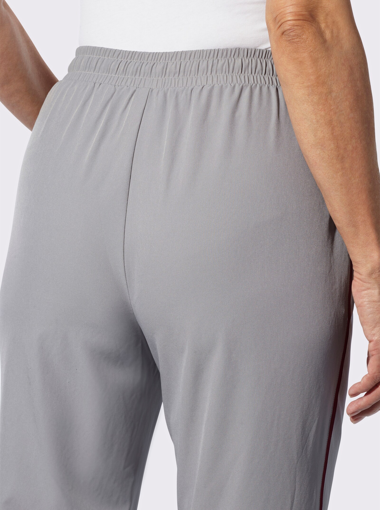 Freizeithose in Stretch-Qualität - steingrau