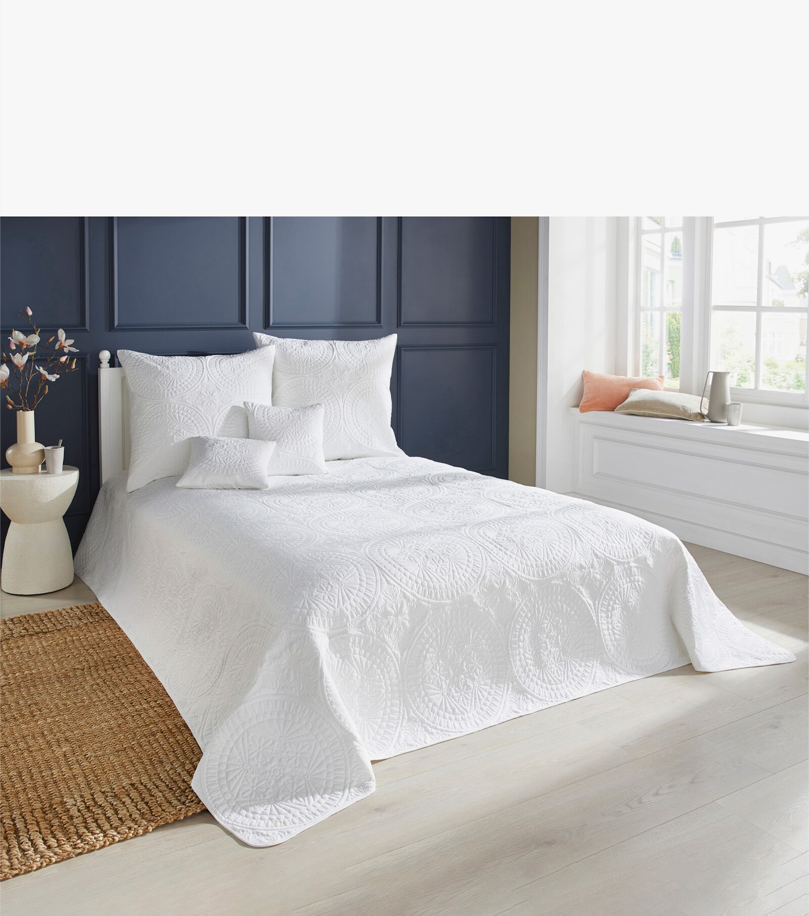 heine home Tagesdecke - weiß