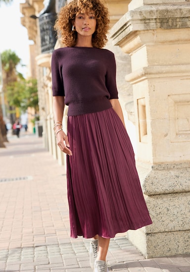 LASCANA Maxirock - bordeaux