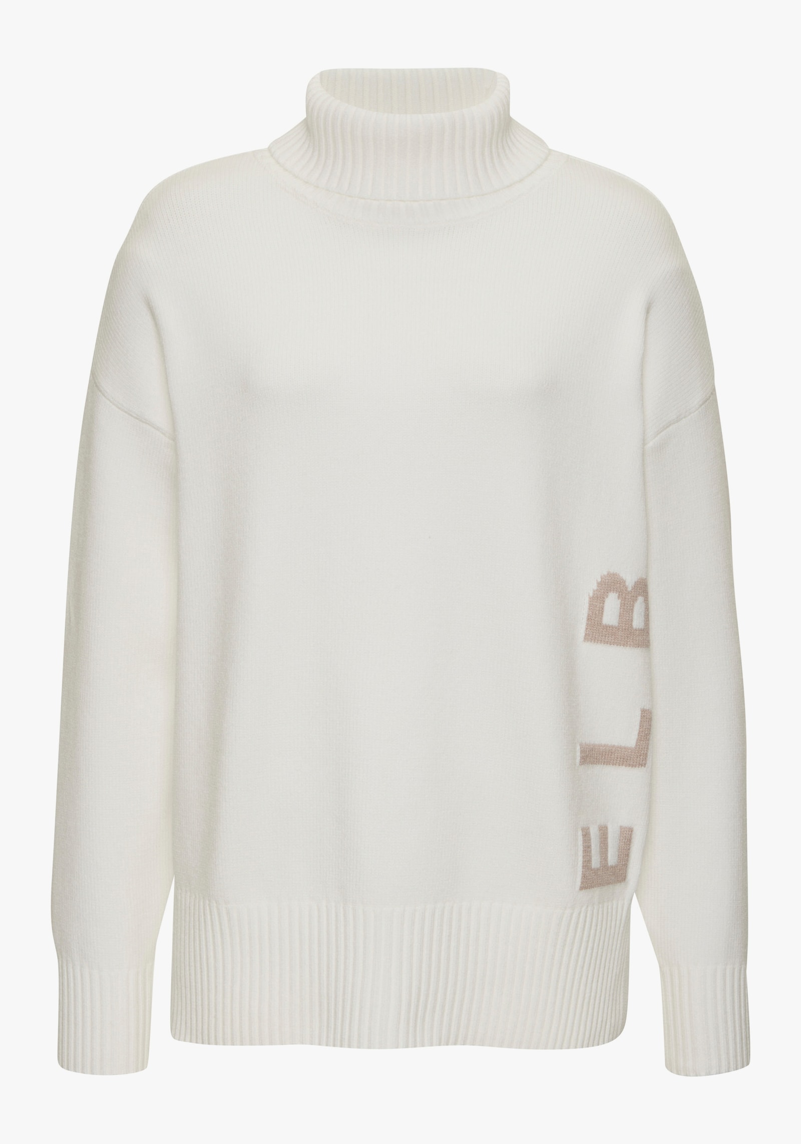 Elbsand Rollkragenpullover - weiß