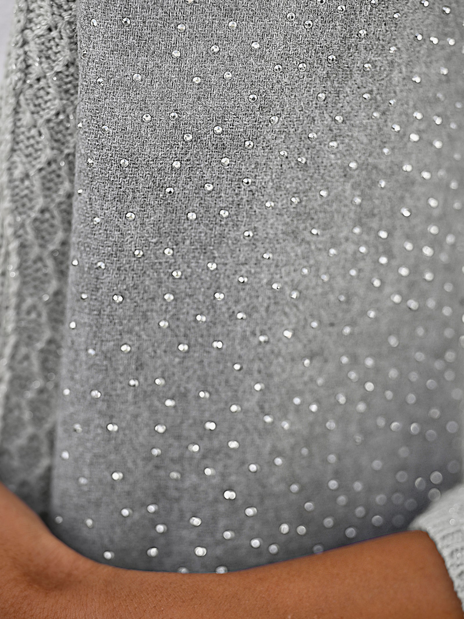 heine Schal - hellgrau