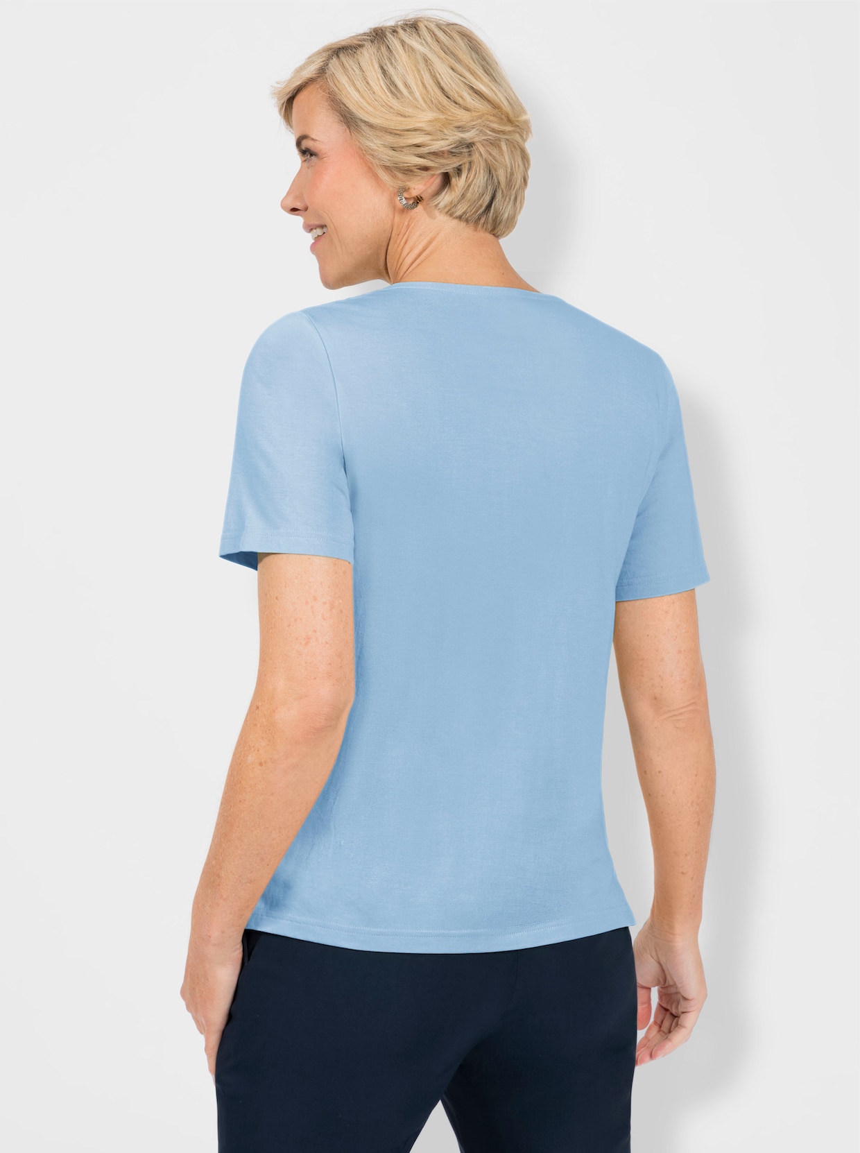 Shirt - ijsblauw