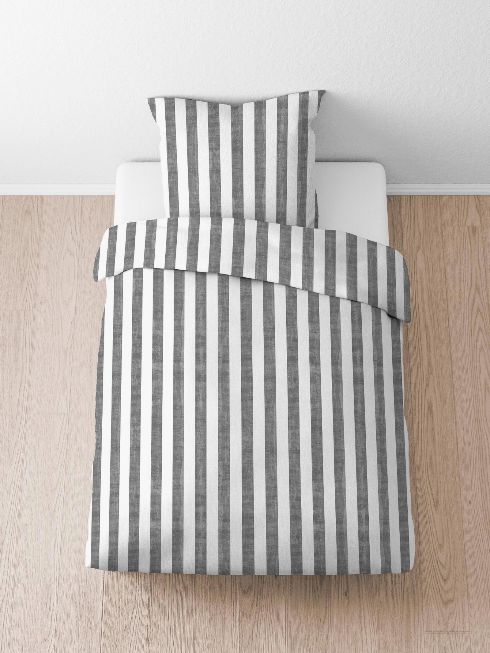 Biberna Bettwäsche - grau