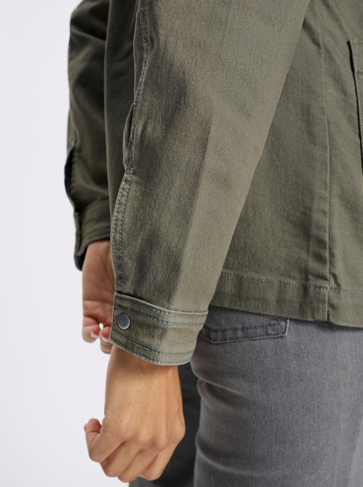 Jeansjacke - khaki